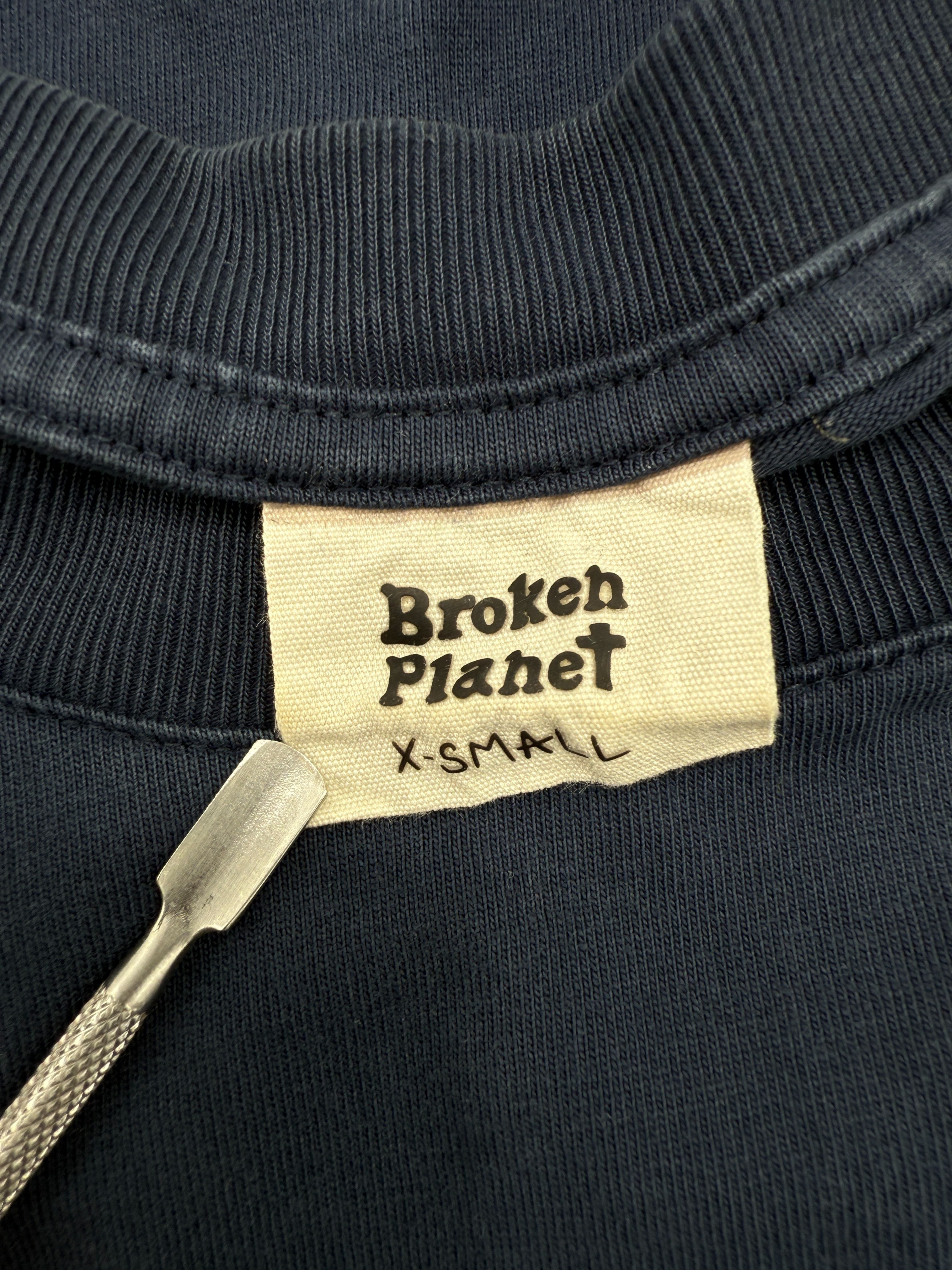 Broken Planet Trapped in Time T-Shirt - Blue Broken Planet