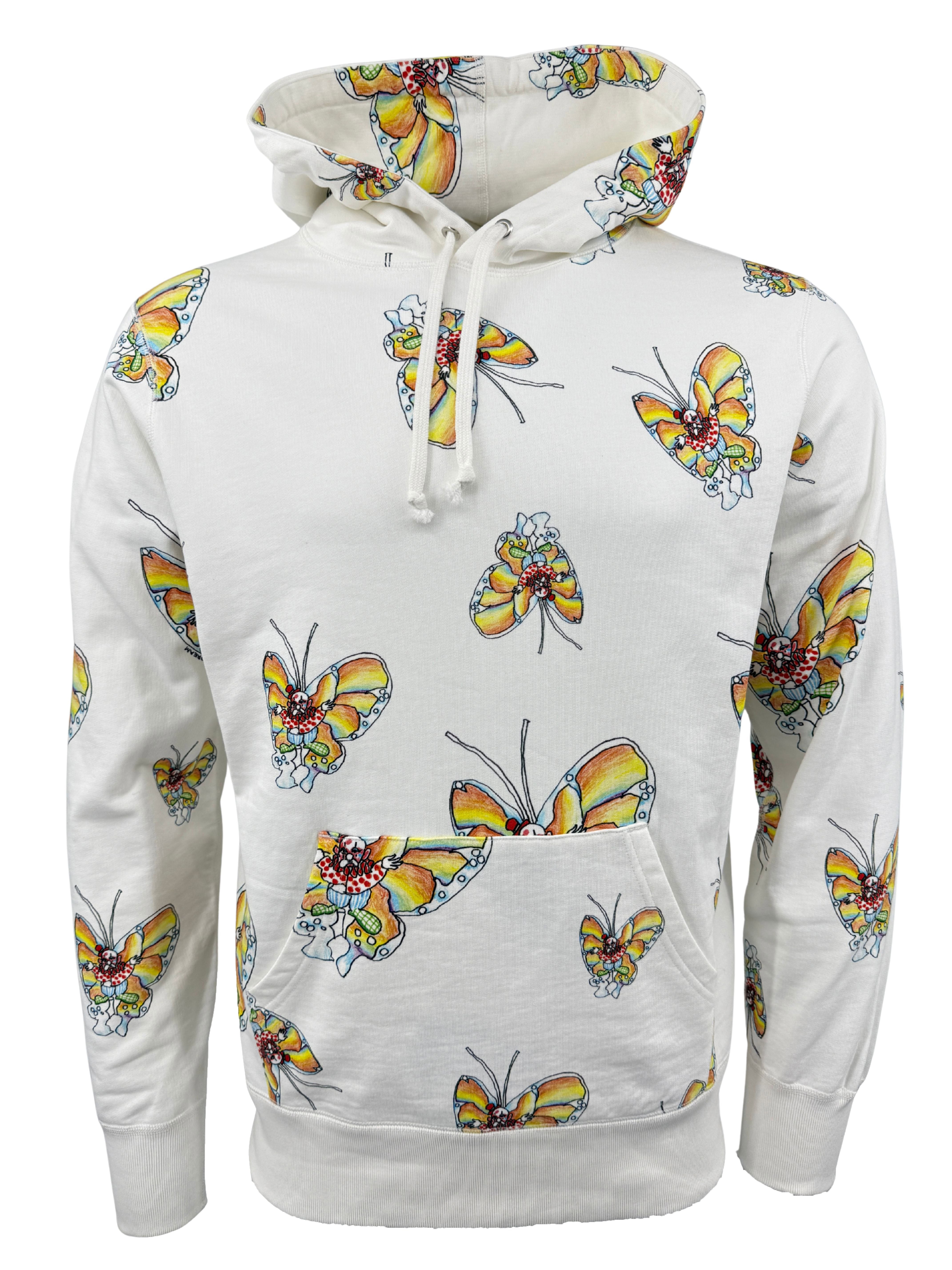 Supreme Gonz Butterfly Hoodie - White