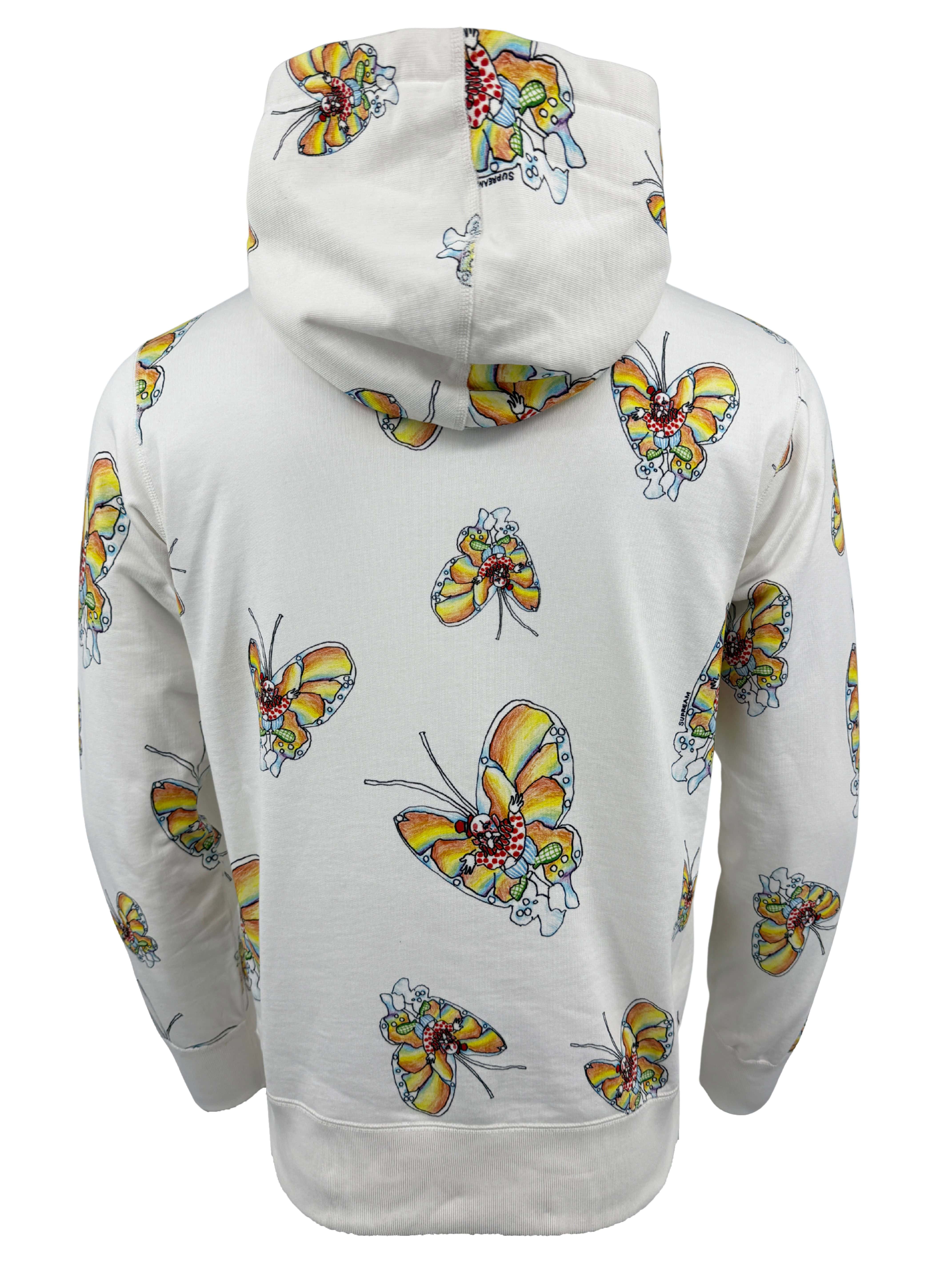 Supreme Gonz Butterfly Hoodie - White