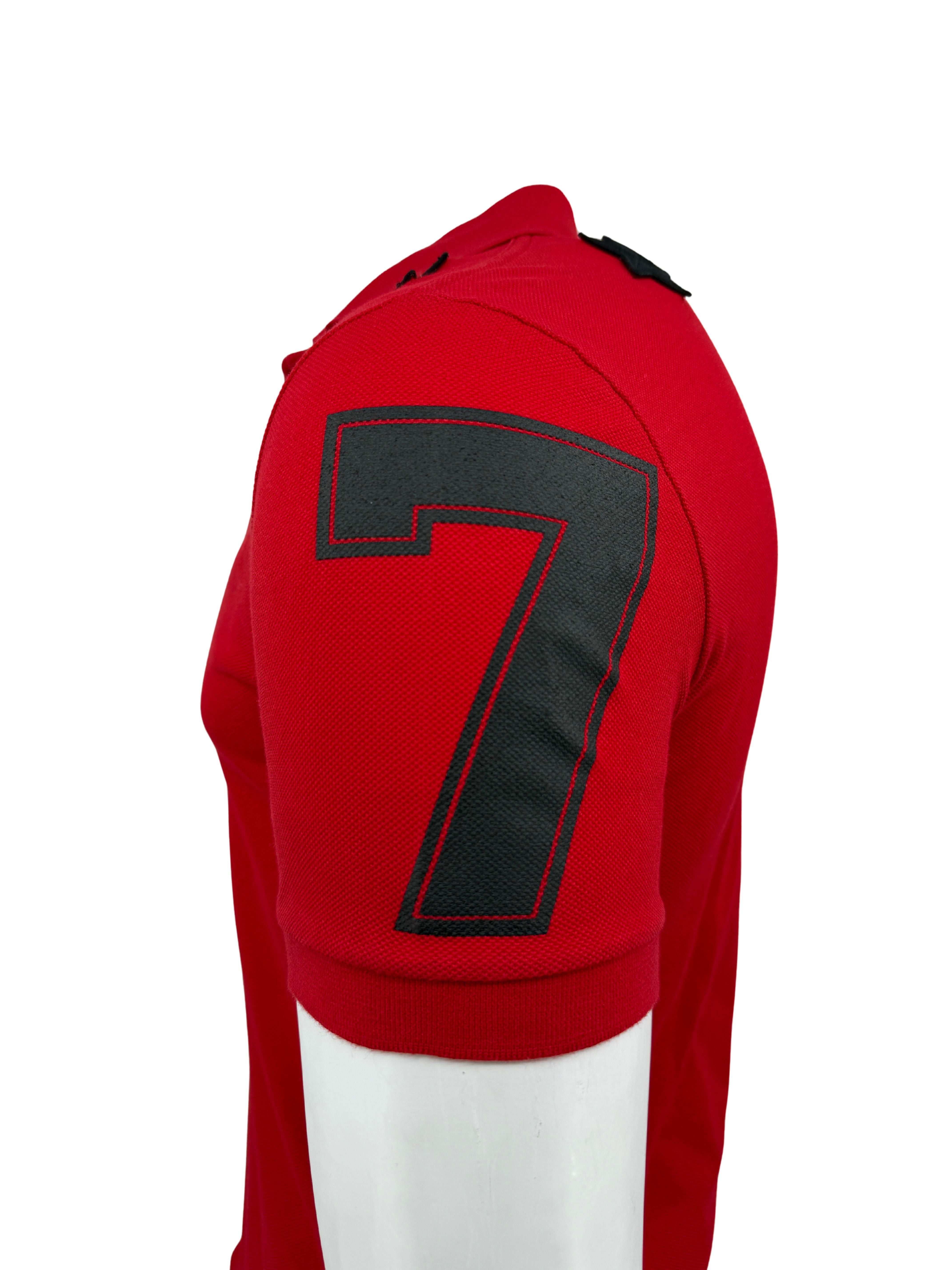 Givenchy Star Applique Polo Shirt - Red Givenchy