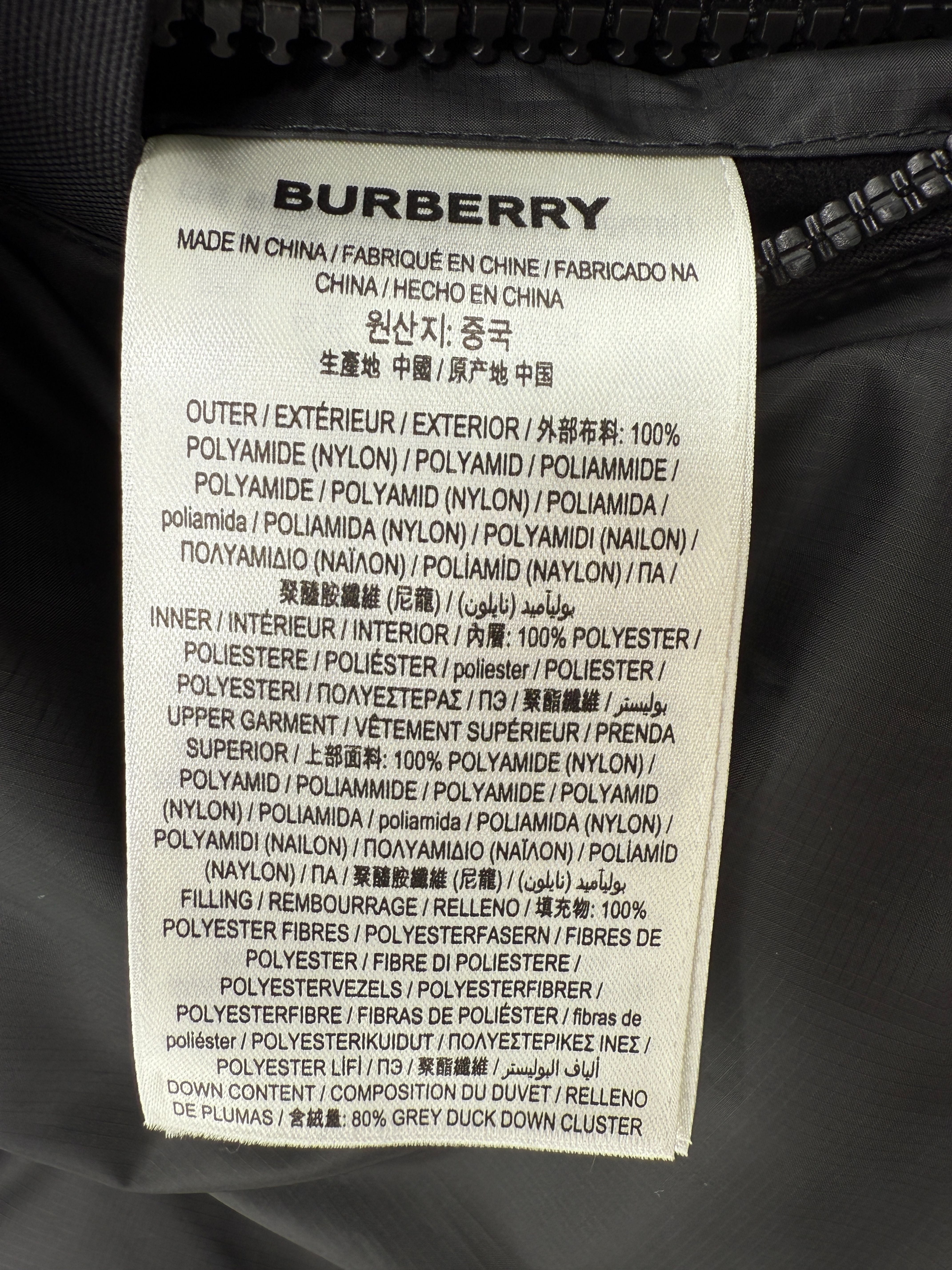 Burberry Reversible Check Down Jacket - Beige