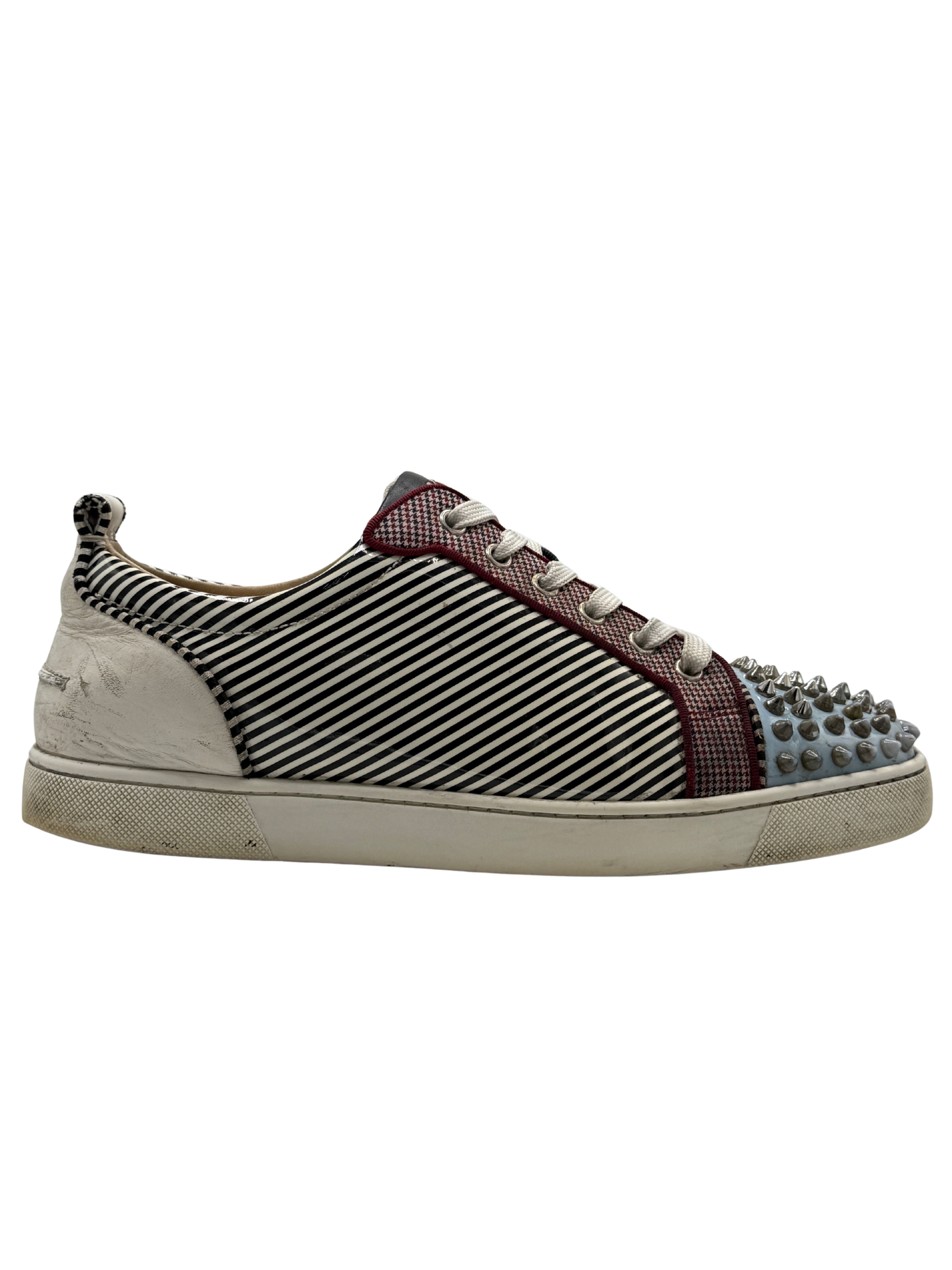 Christian Louboutin Low Spike Stripe - White Christian Louboutin