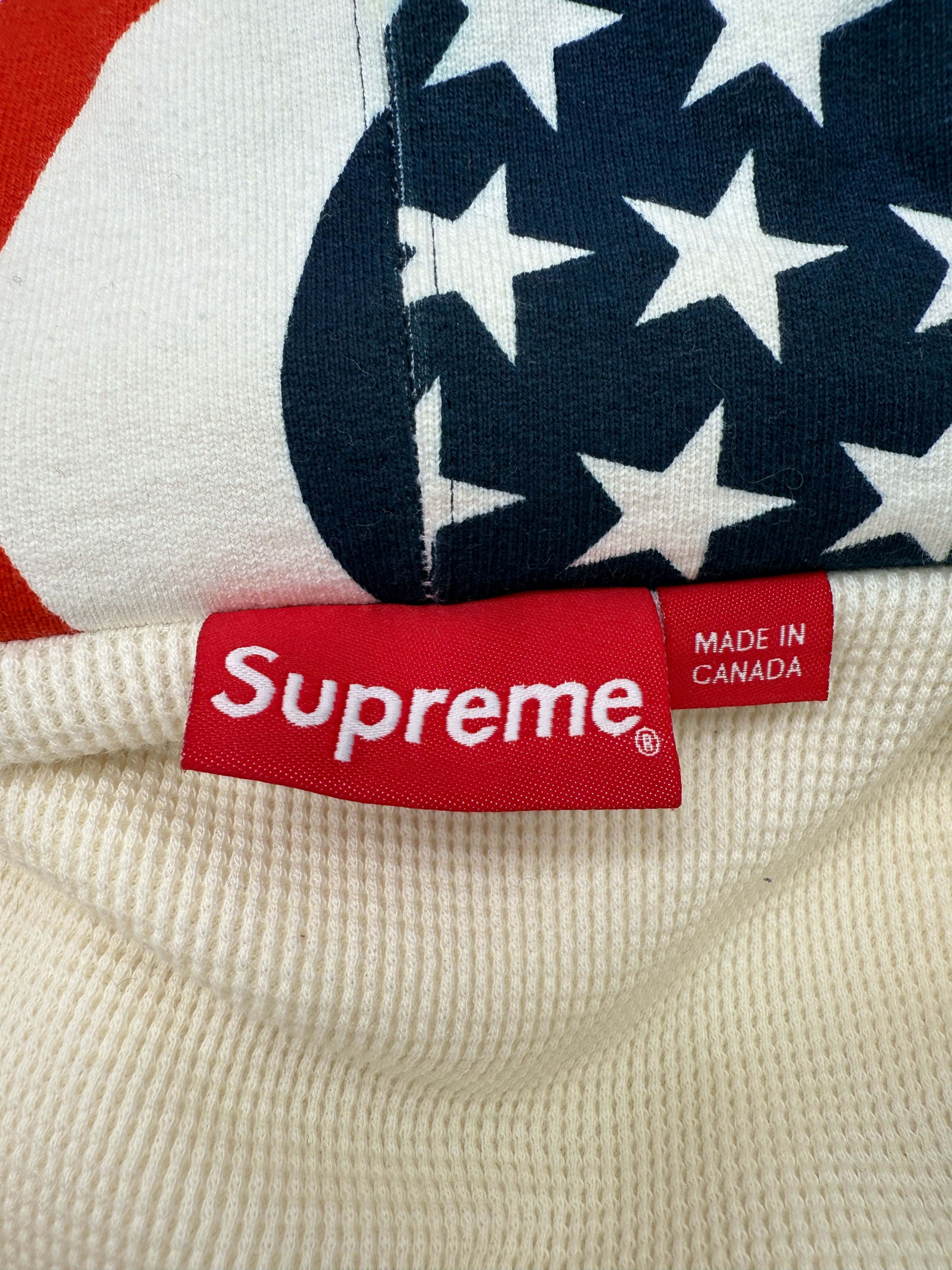 Supreme 2014 USA Thermal Zip Up Hoodie - Multicolour