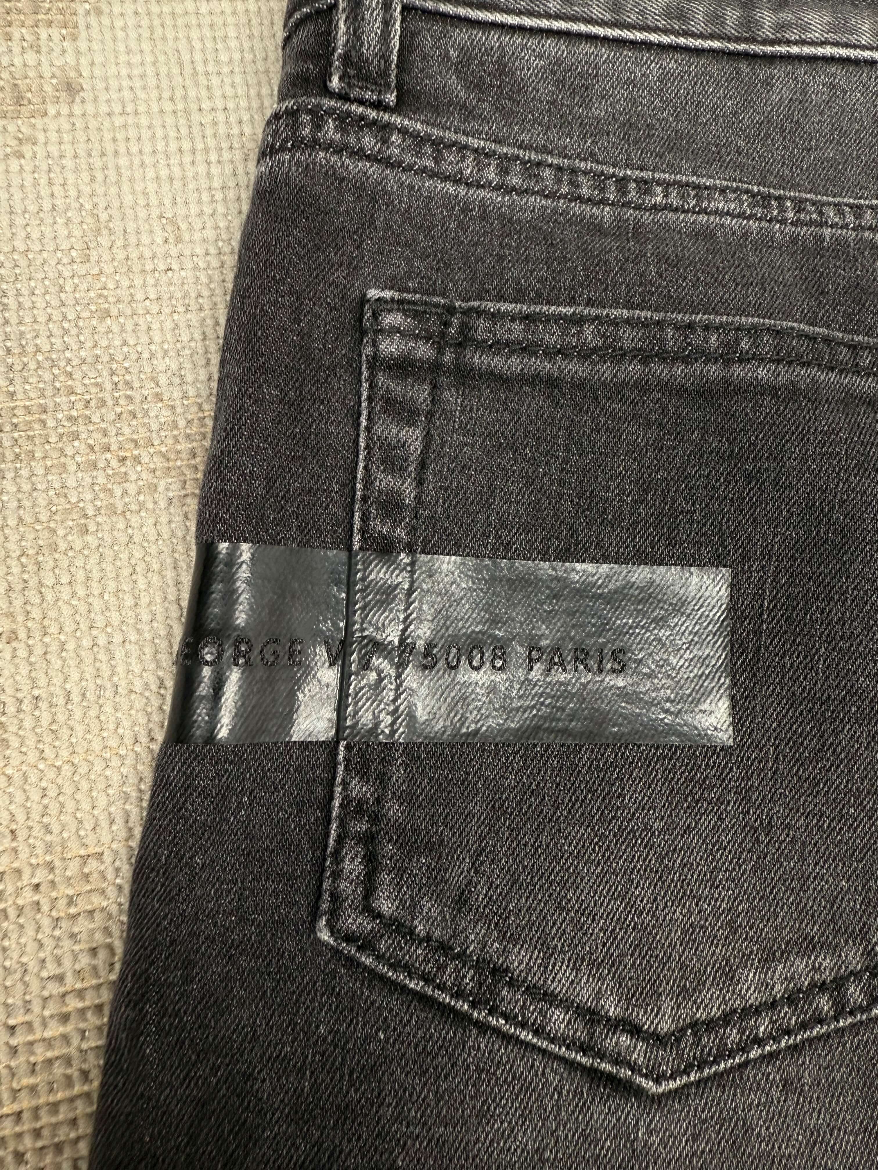 Givenchy Printed Jeans - Dark Grey Denim