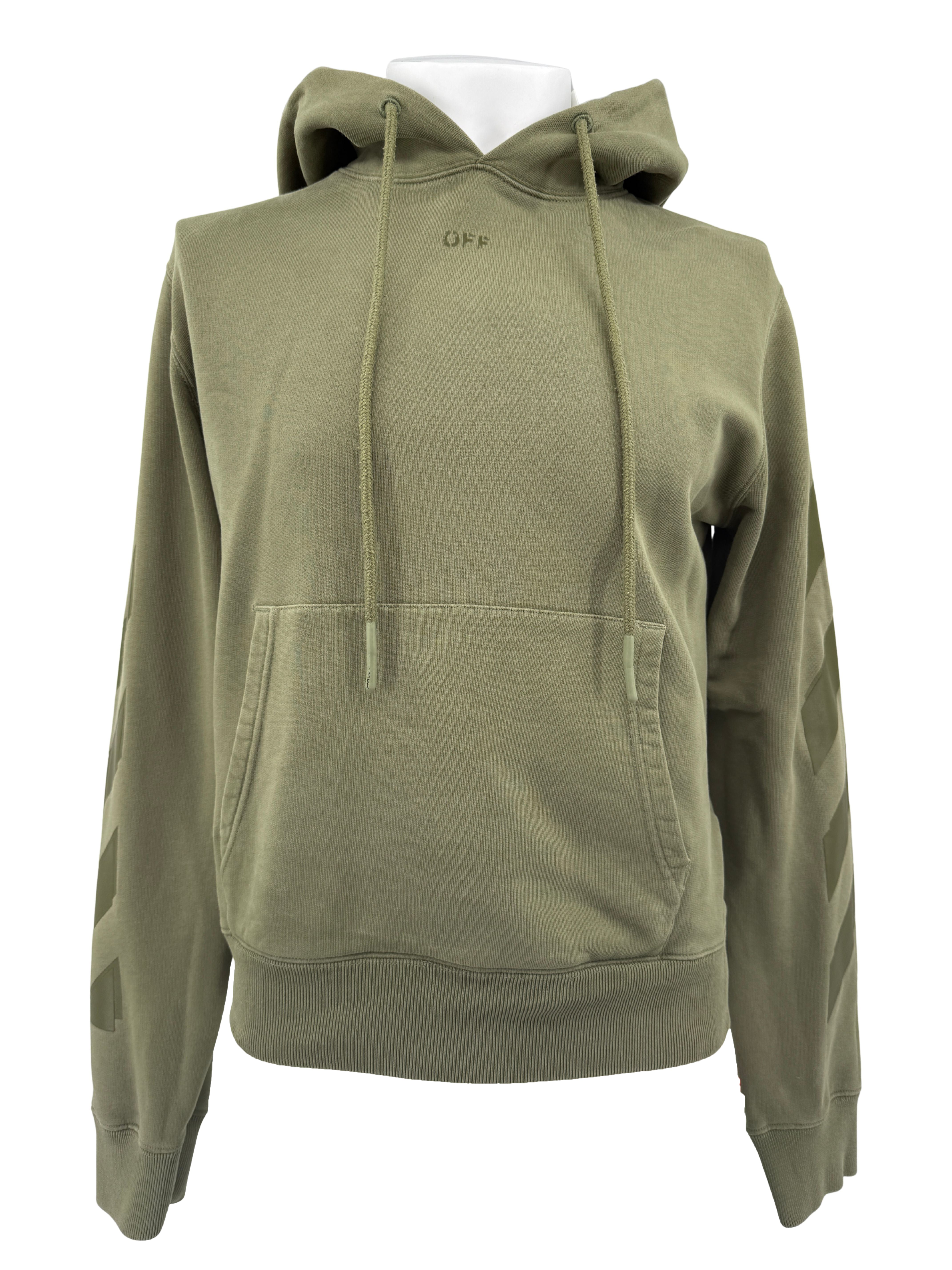 Off-White Arrows Hoodie - Khaki Off-White