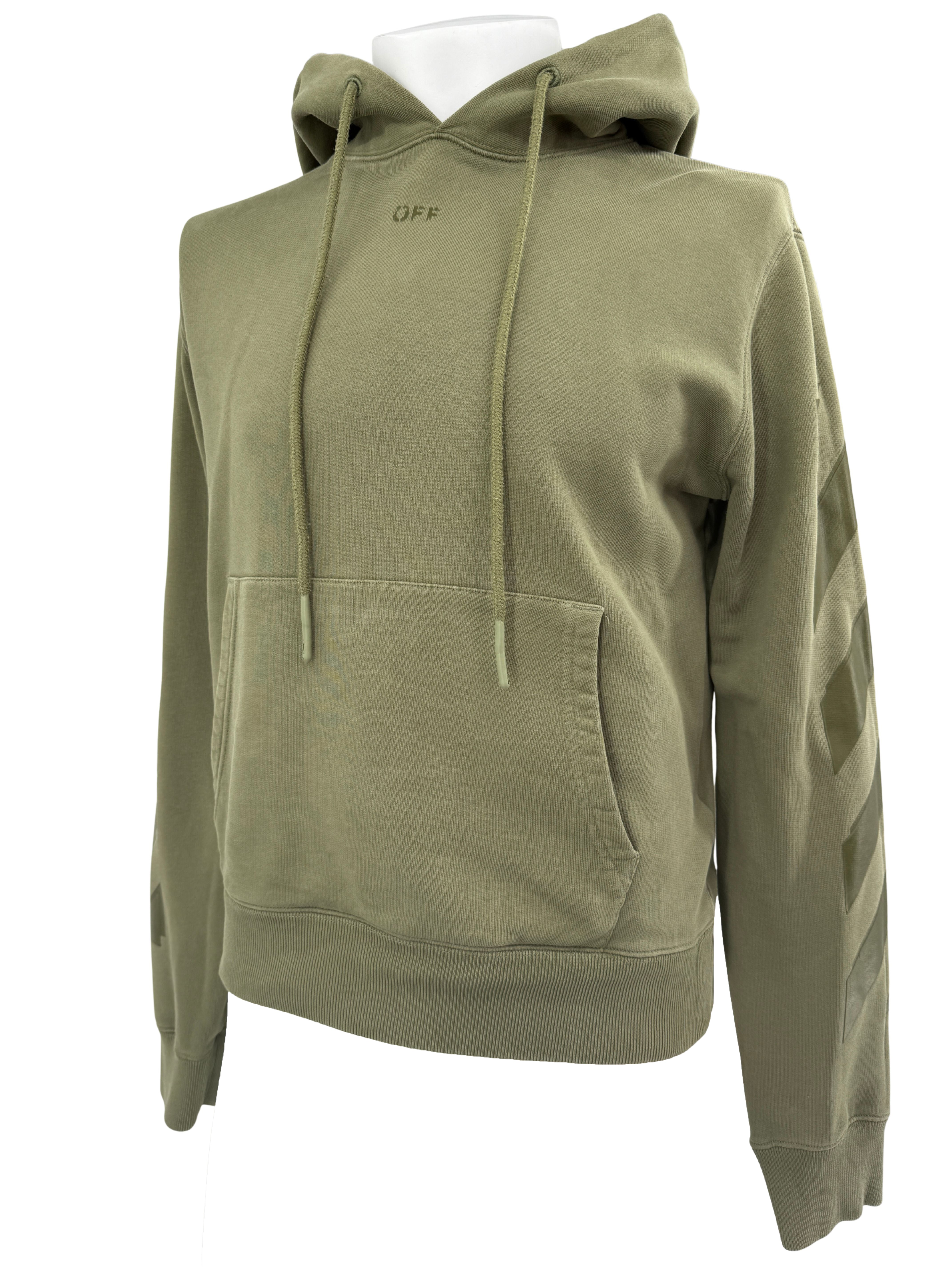 Off-White Arrows Hoodie - Khaki Off-White