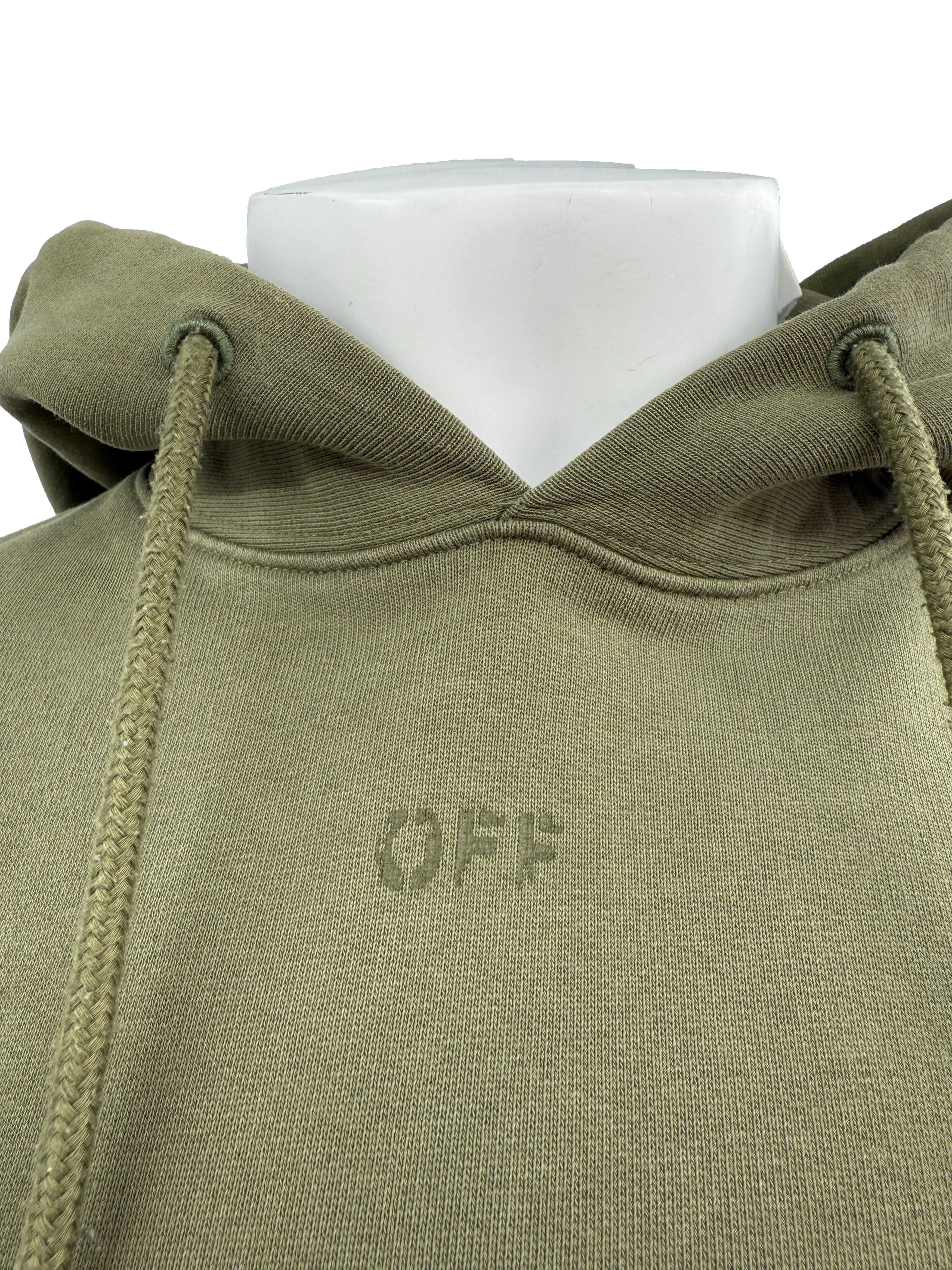 Off-White Arrows Hoodie - Khaki Off-White