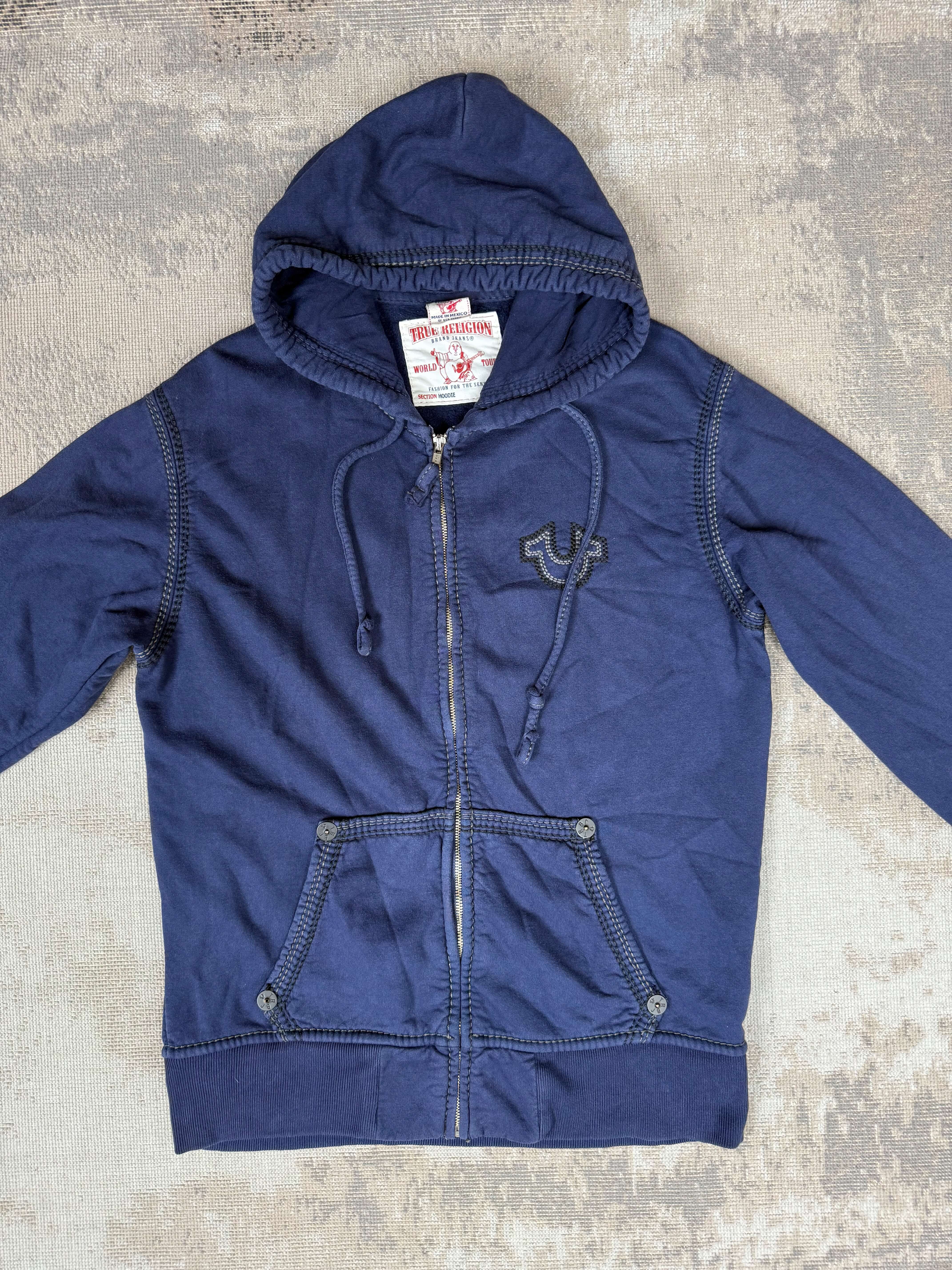 True Religion Stitch Tracksuit - Navy