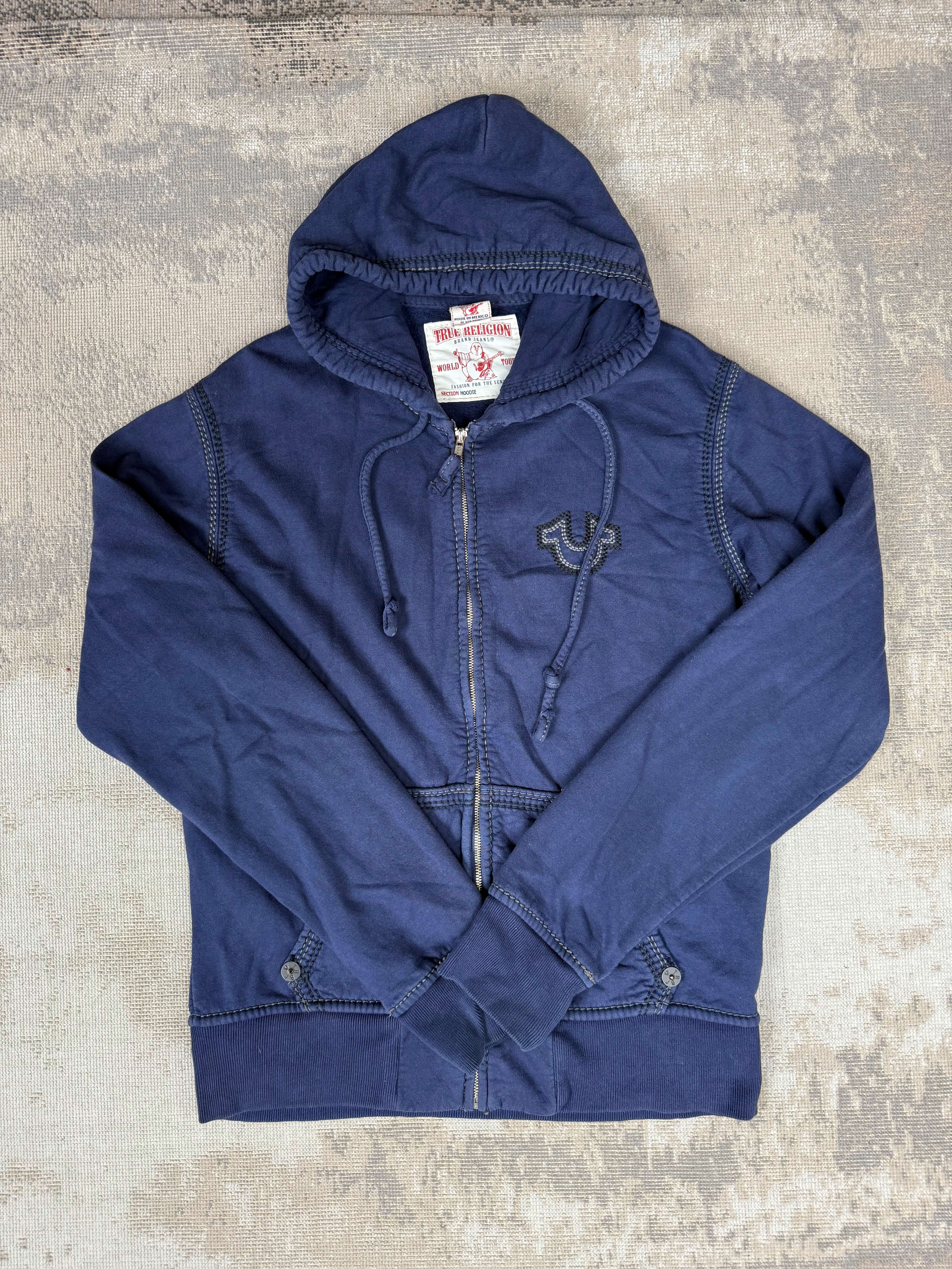 True Religion Stitch Tracksuit - Navy