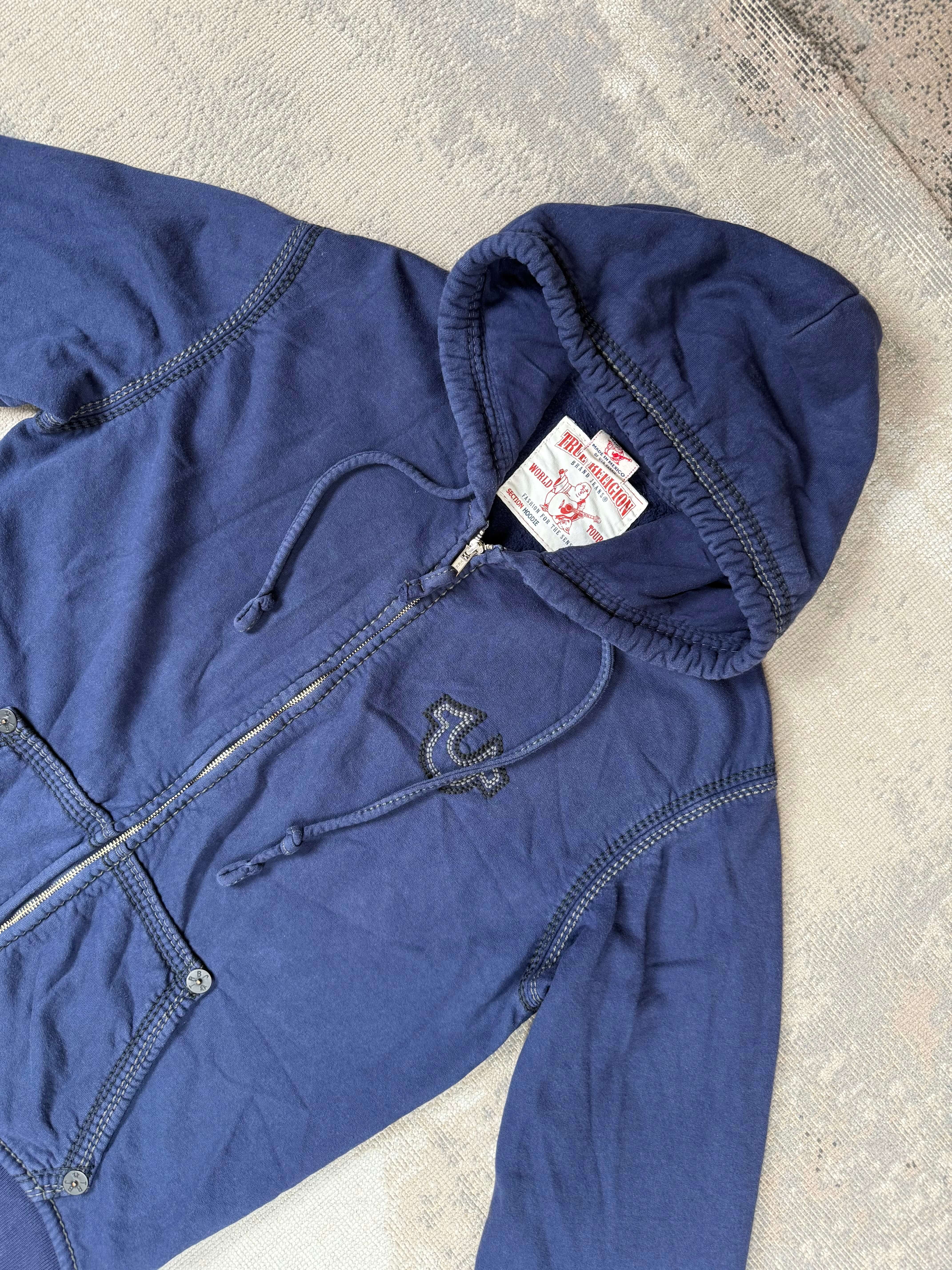 True Religion Stitch Tracksuit - Navy