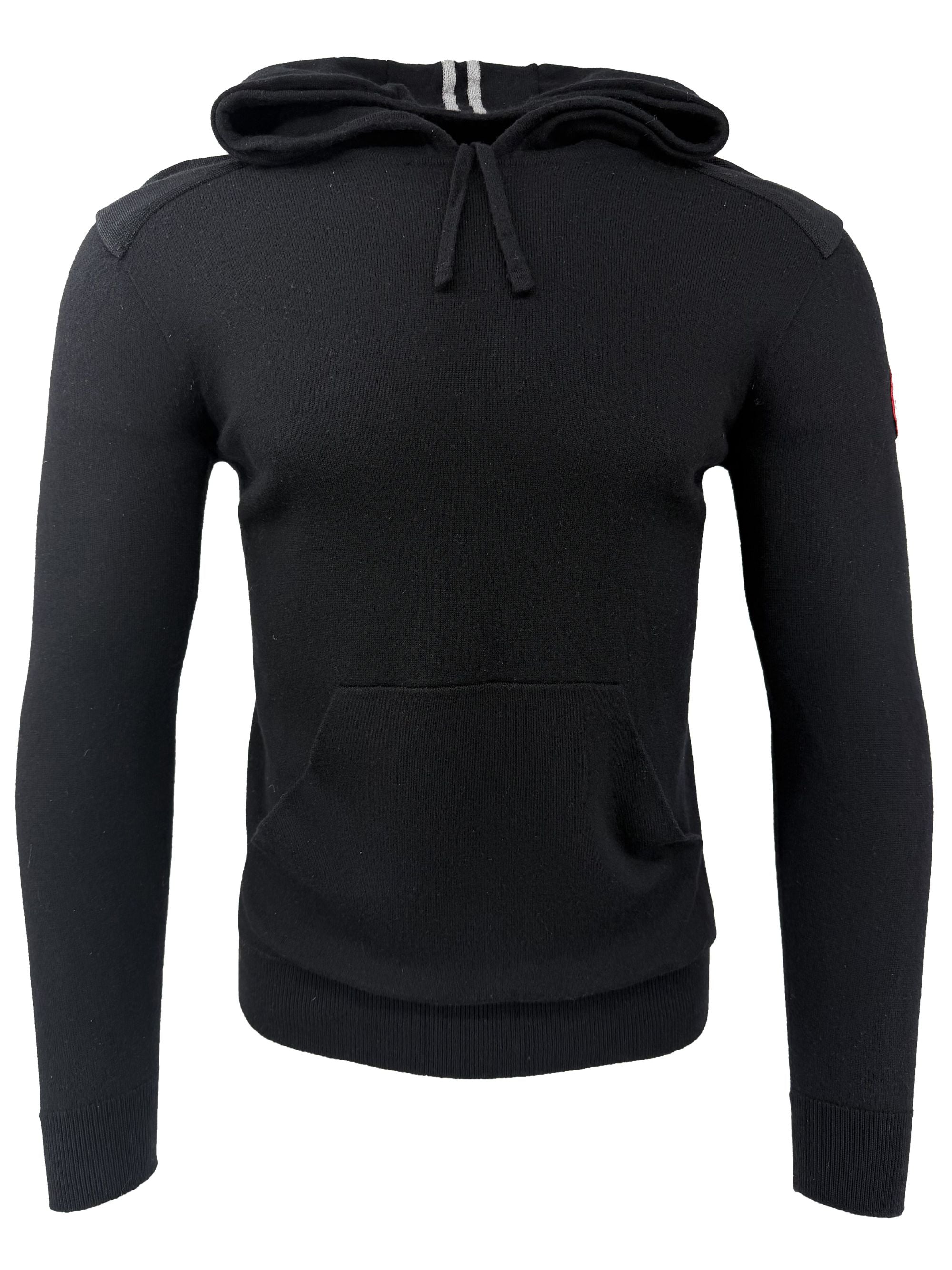 Canada Goose Knit Hoodie - Black Canada Goose