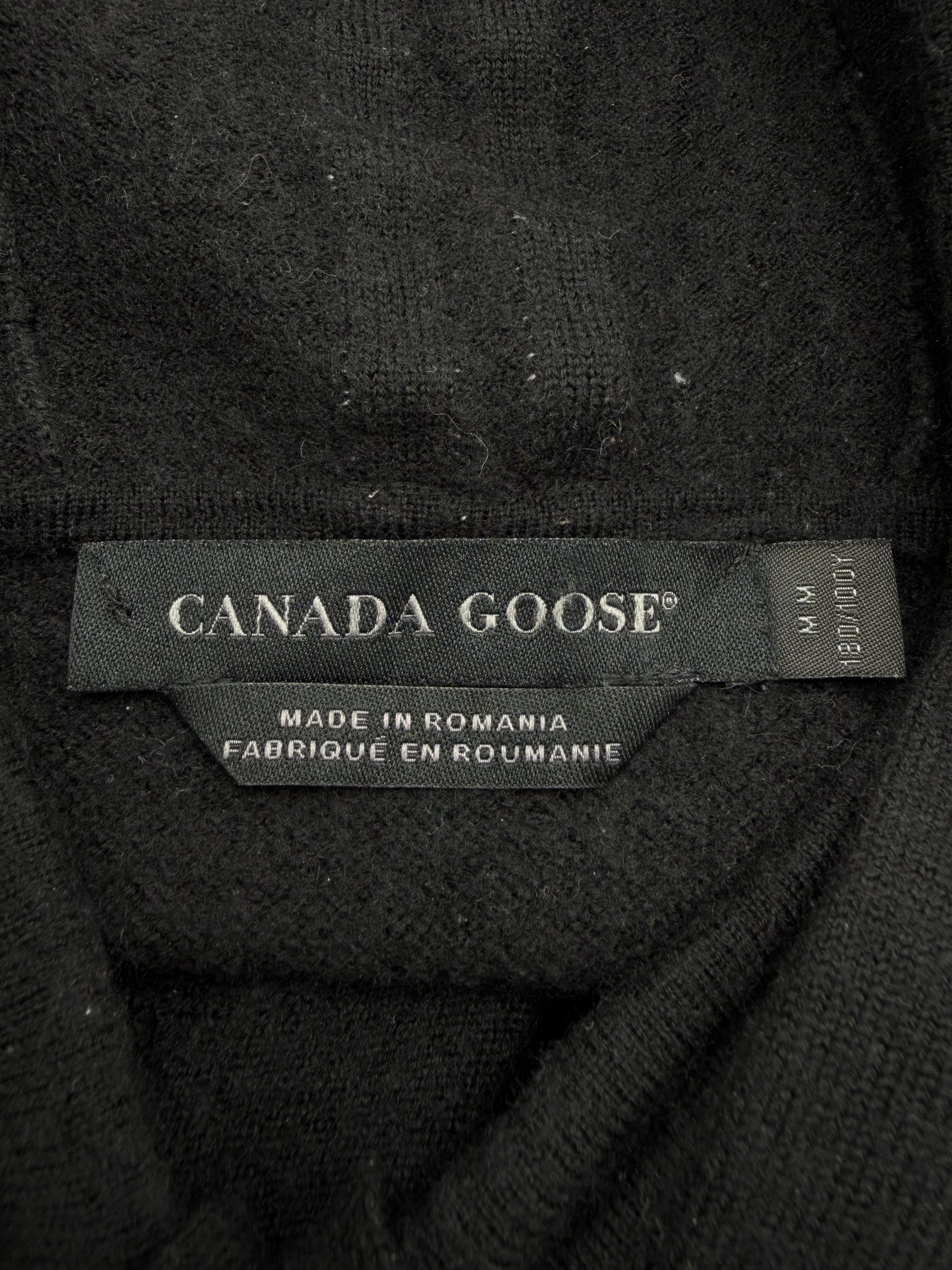 Canada Goose Knit Hoodie - Black Canada Goose