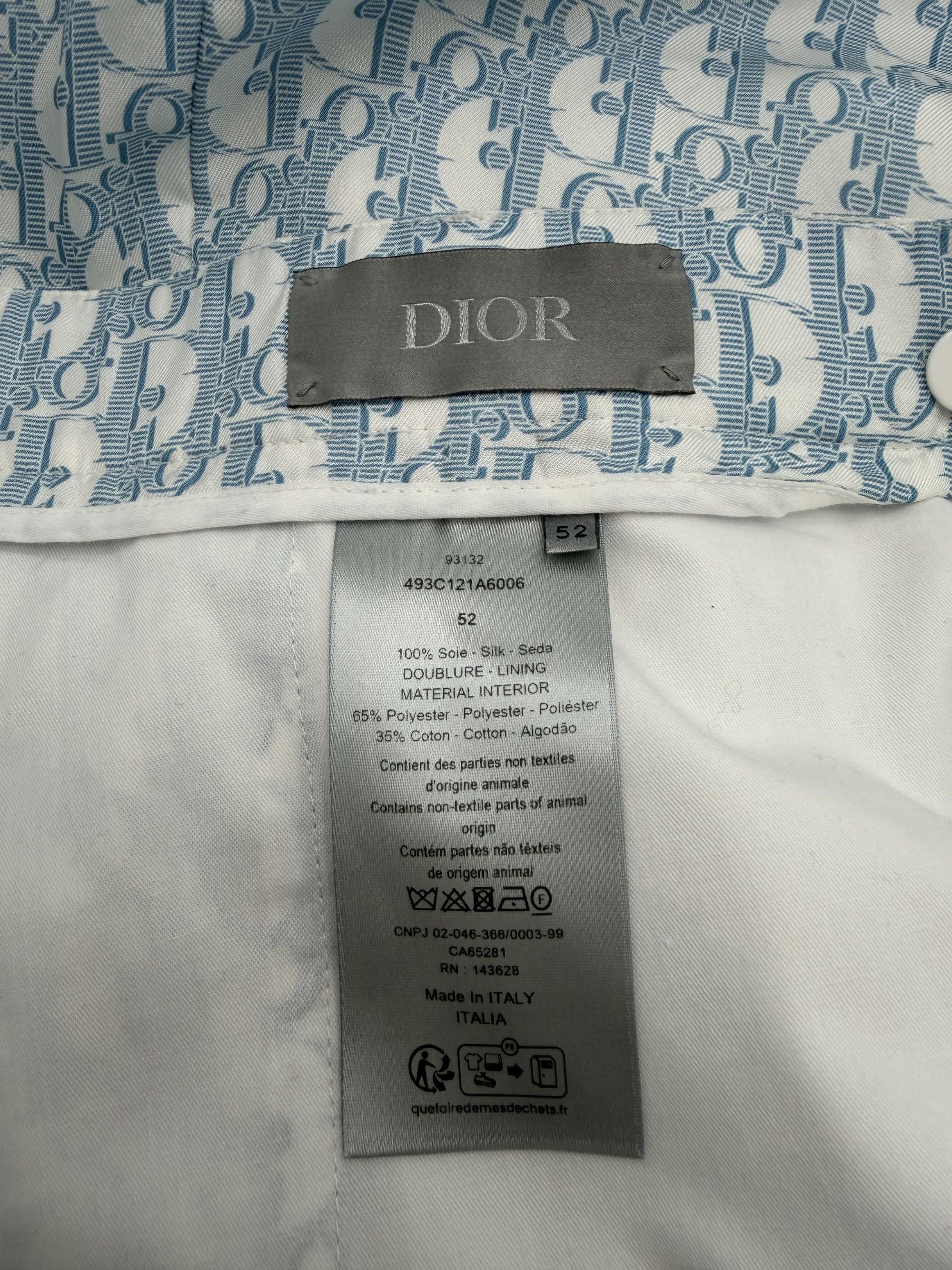 Dior Monogram Silk Set - Blue Dior