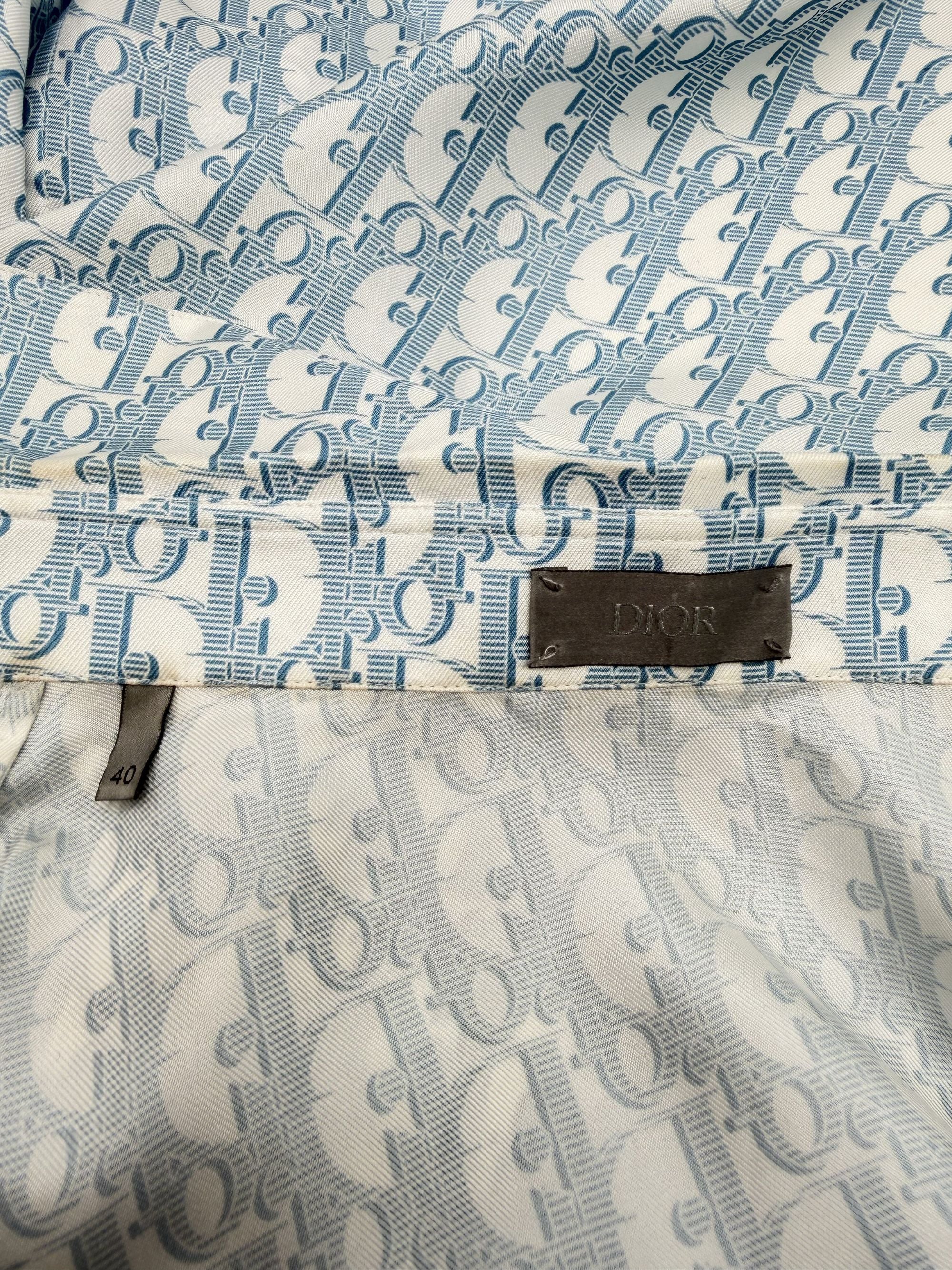 Dior Monogram Silk Set - Blue Dior