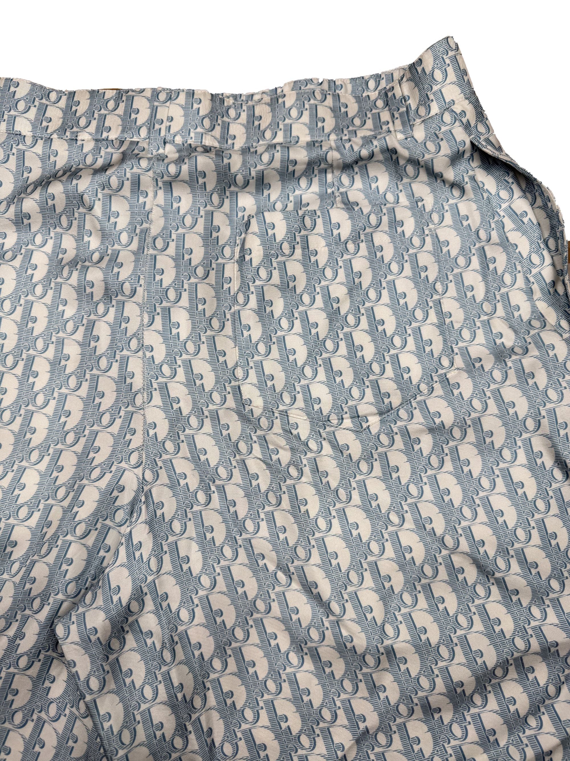 Dior Monogram Silk Set - Blue Dior