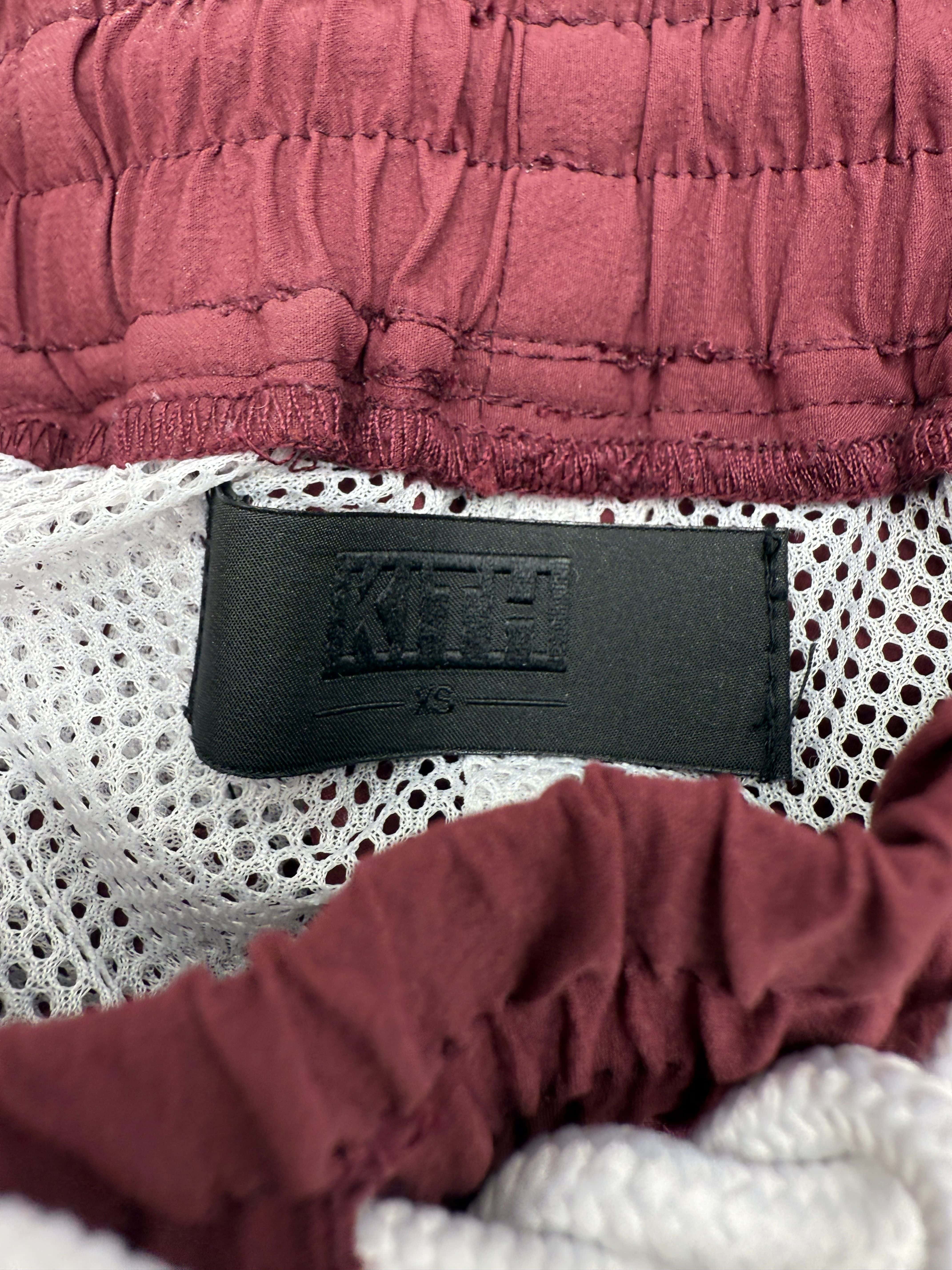 KITH Shell Track Pants - Burgundy (Unused)