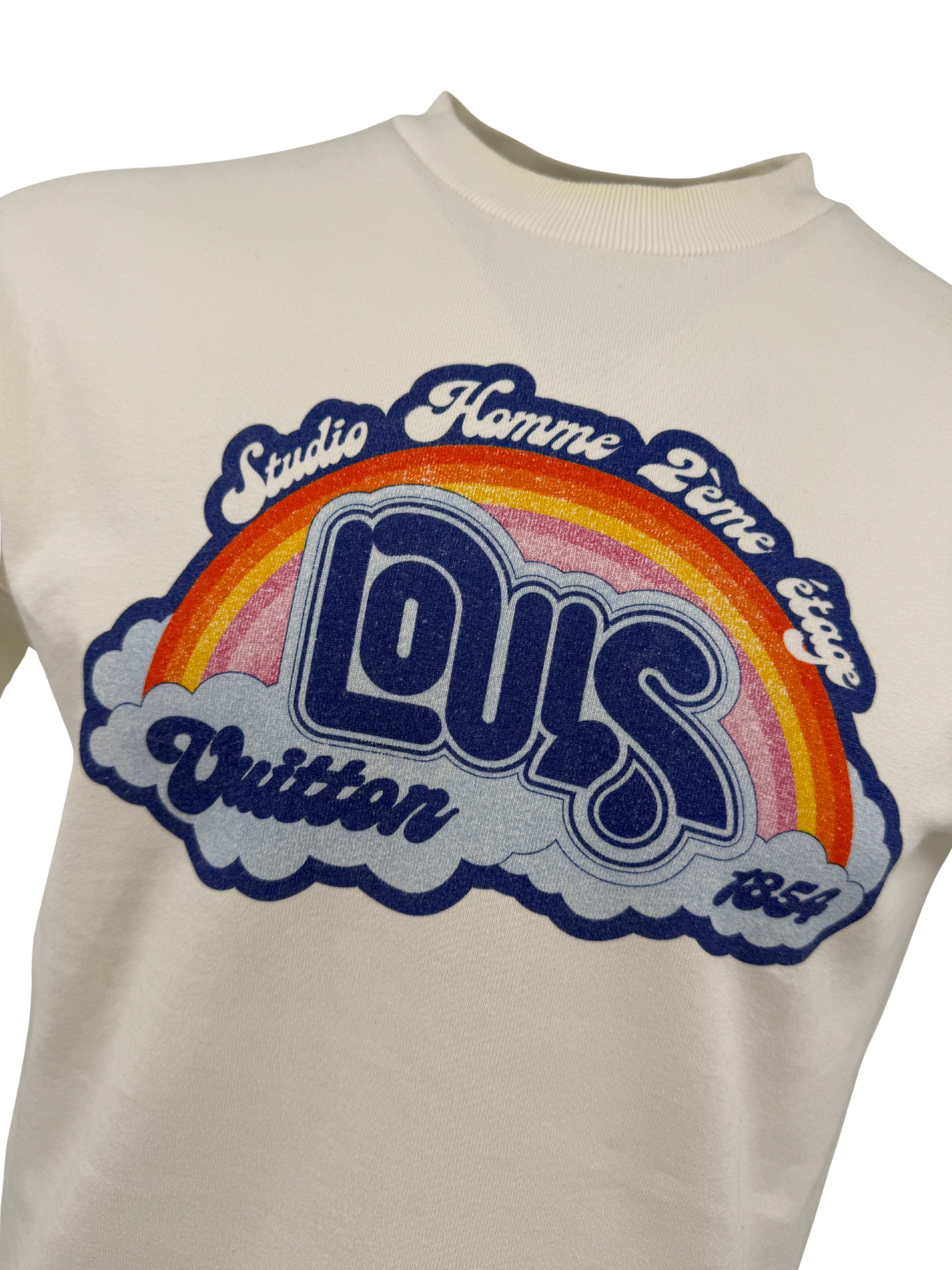 Louis Vuitton Rainbow Logo T-Shirt - White