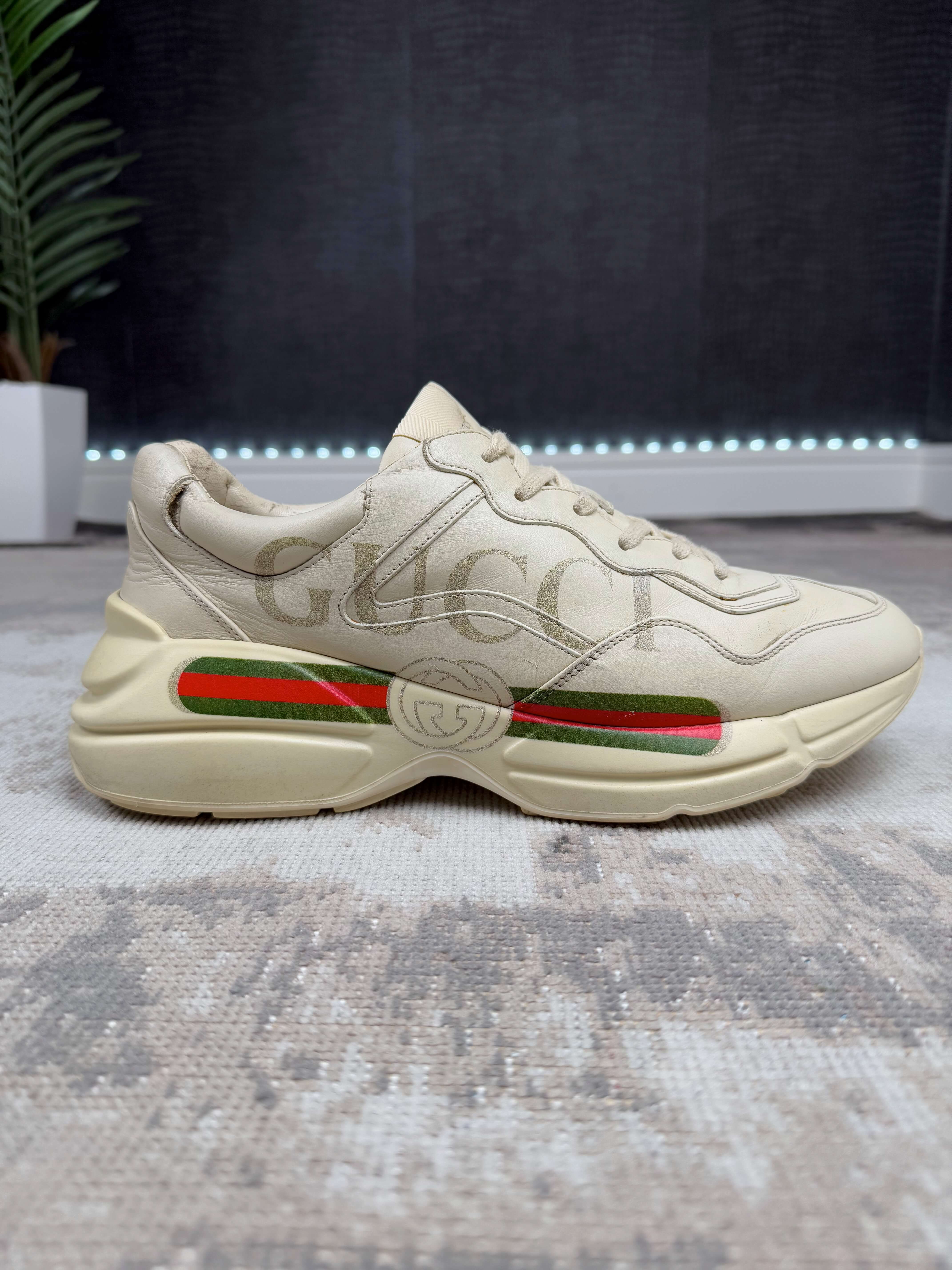 Gucci Rhyton Trainers - Cream