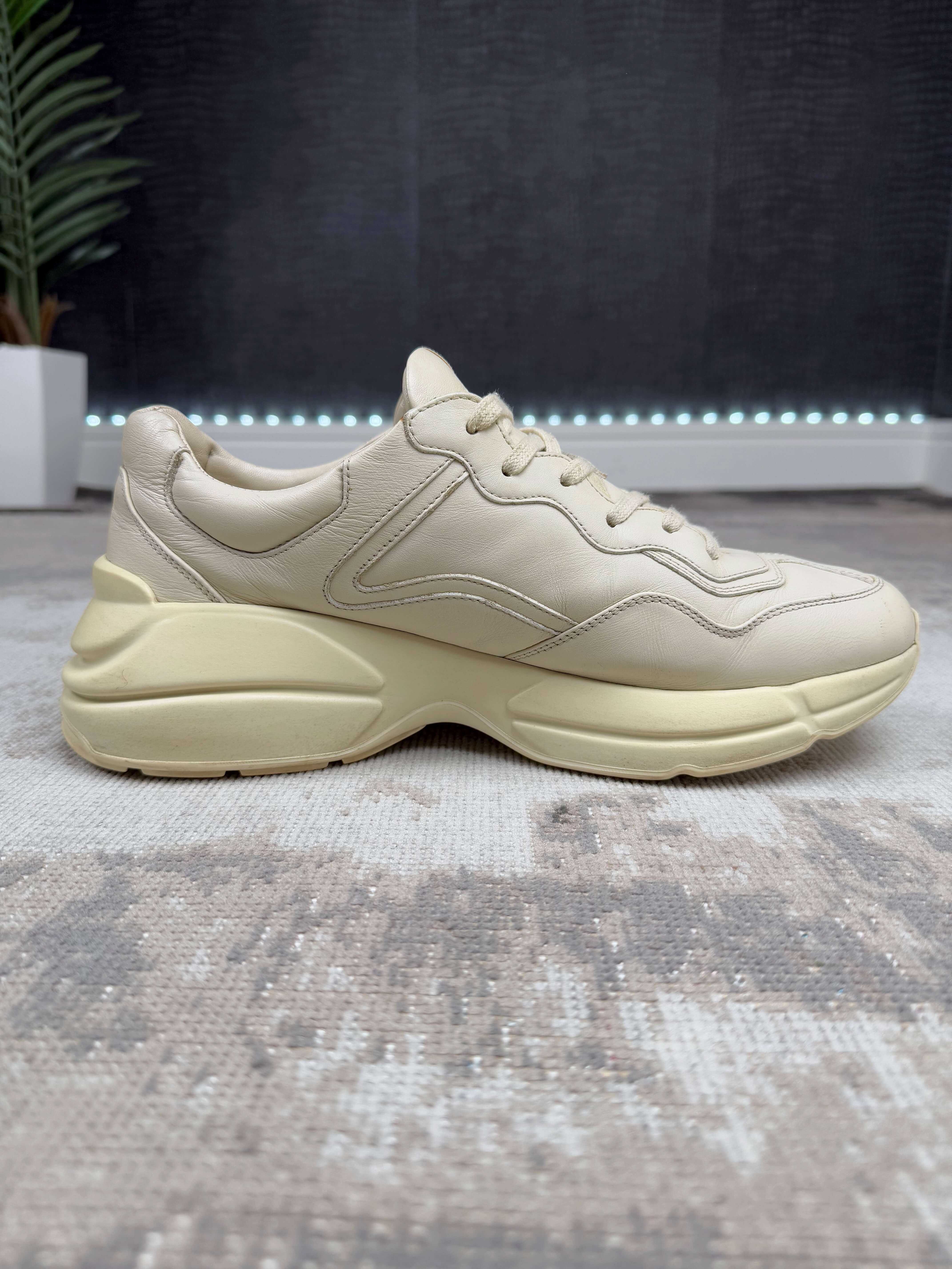 Gucci Rhyton Trainers - Cream