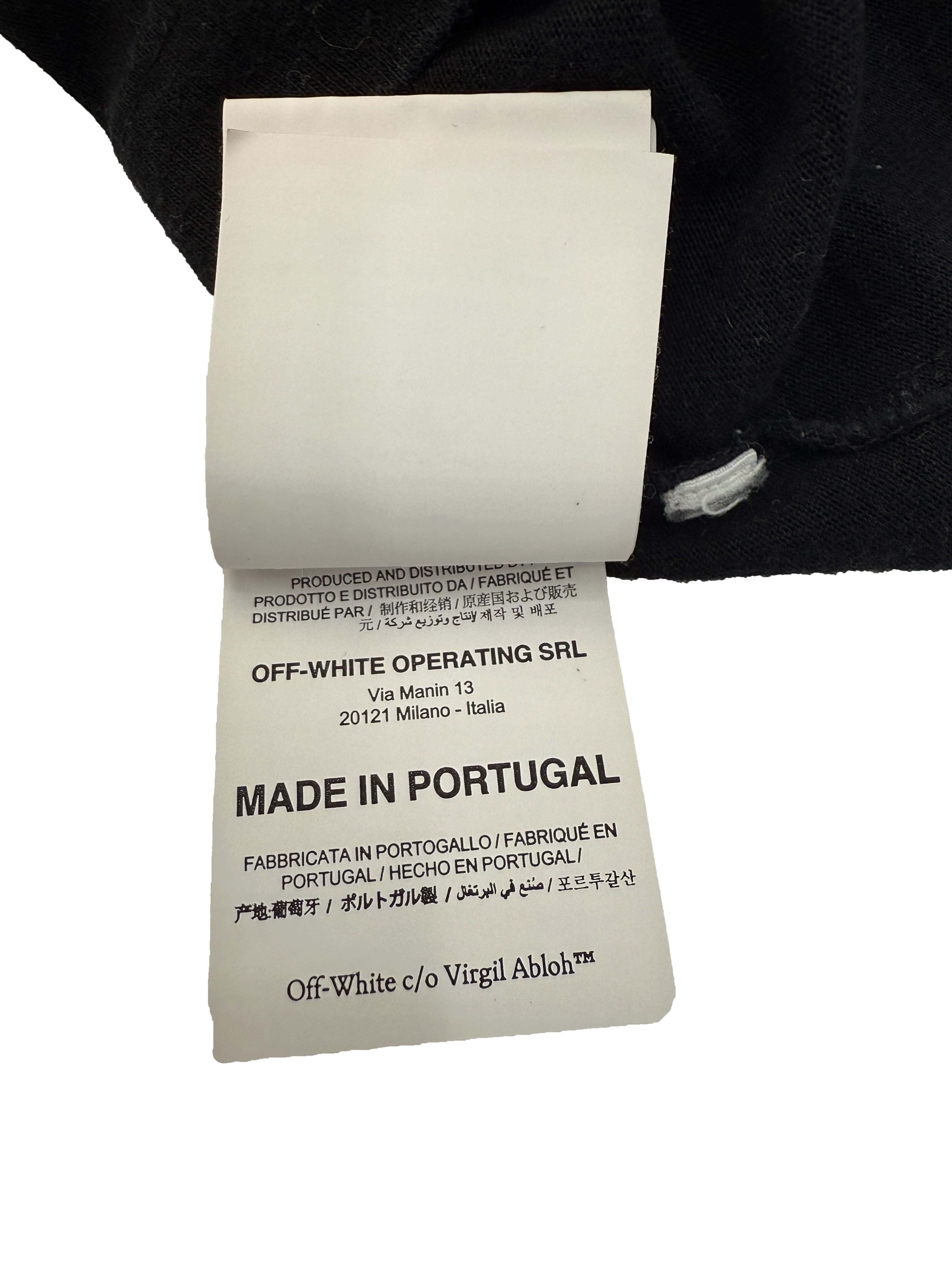 Off-White Cabin Baggage Tape T-Shirt - Black Off-White