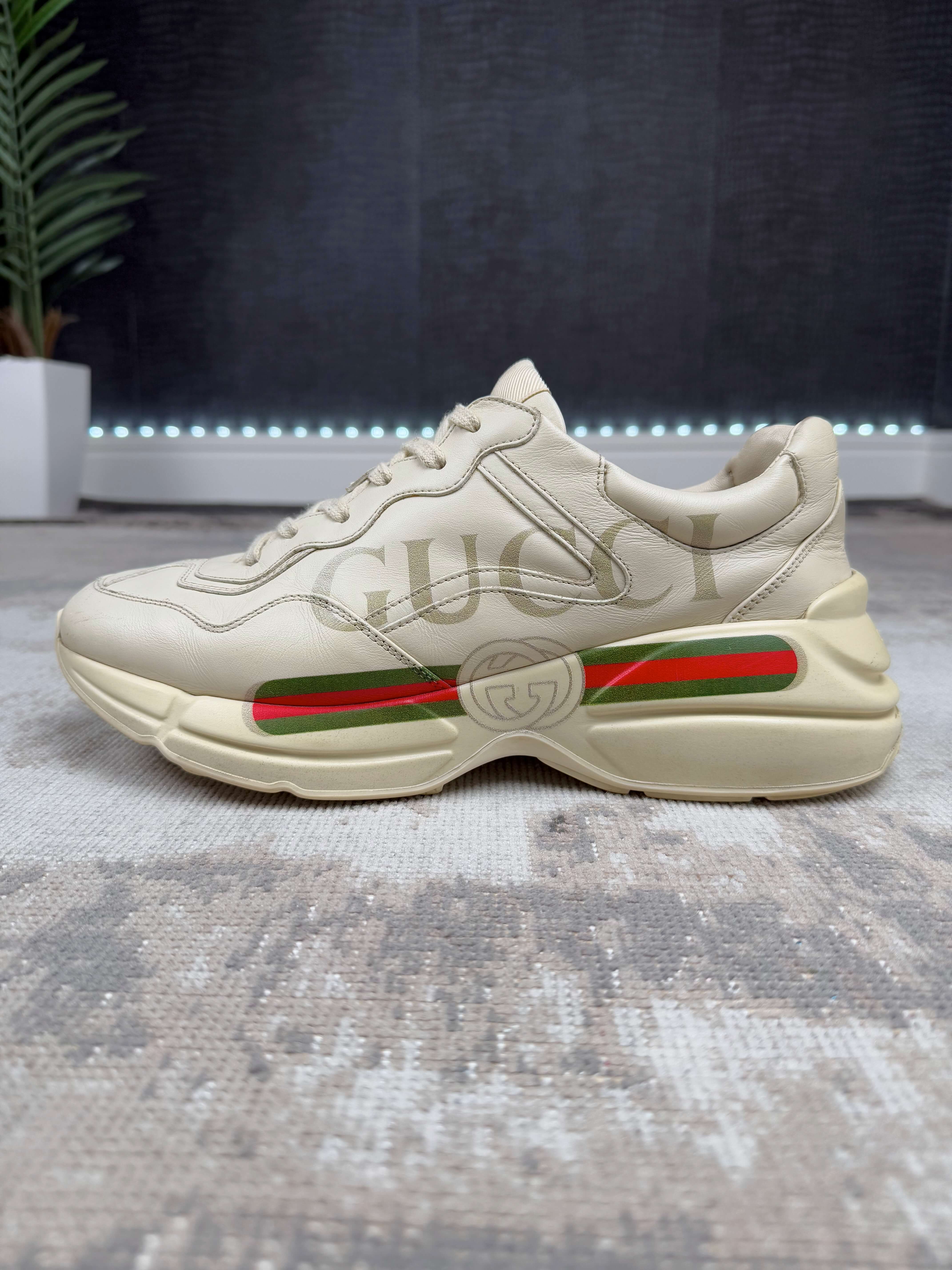 Gucci Rhyton Trainers - Cream