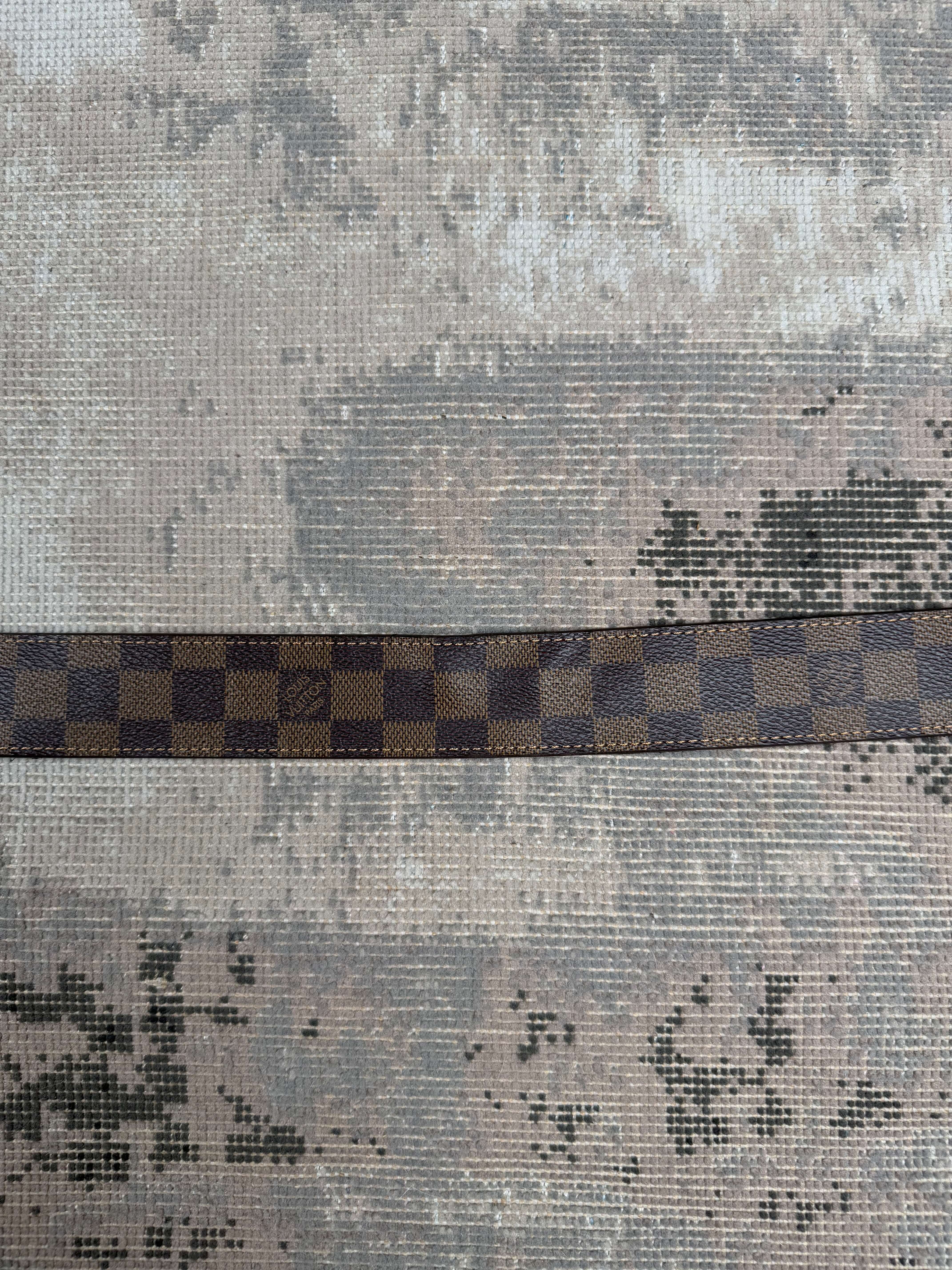 Louis Vuitton LV Initials 90cm Damier Belt - Brown