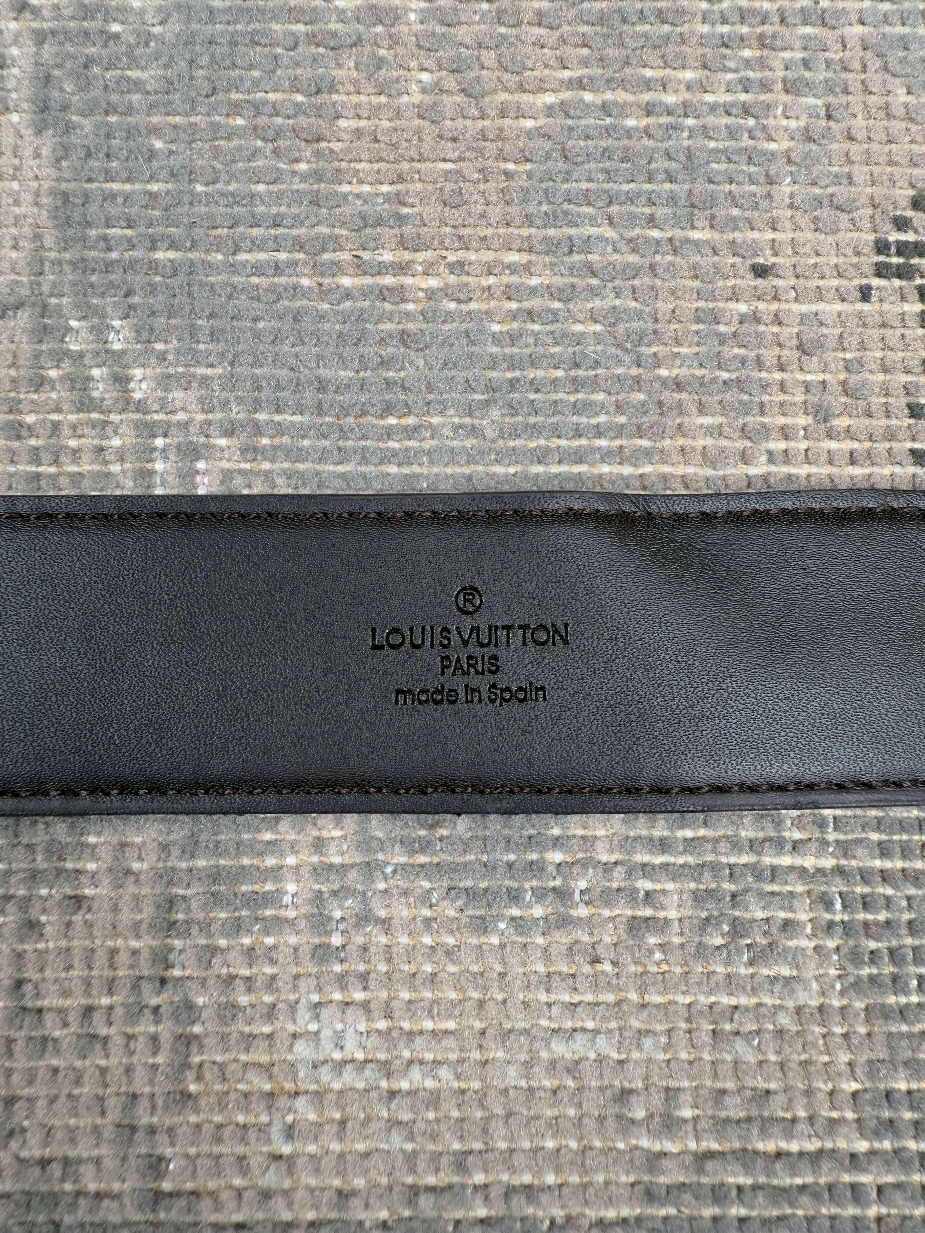 Louis Vuitton LV Initials 90cm Damier Belt - Brown