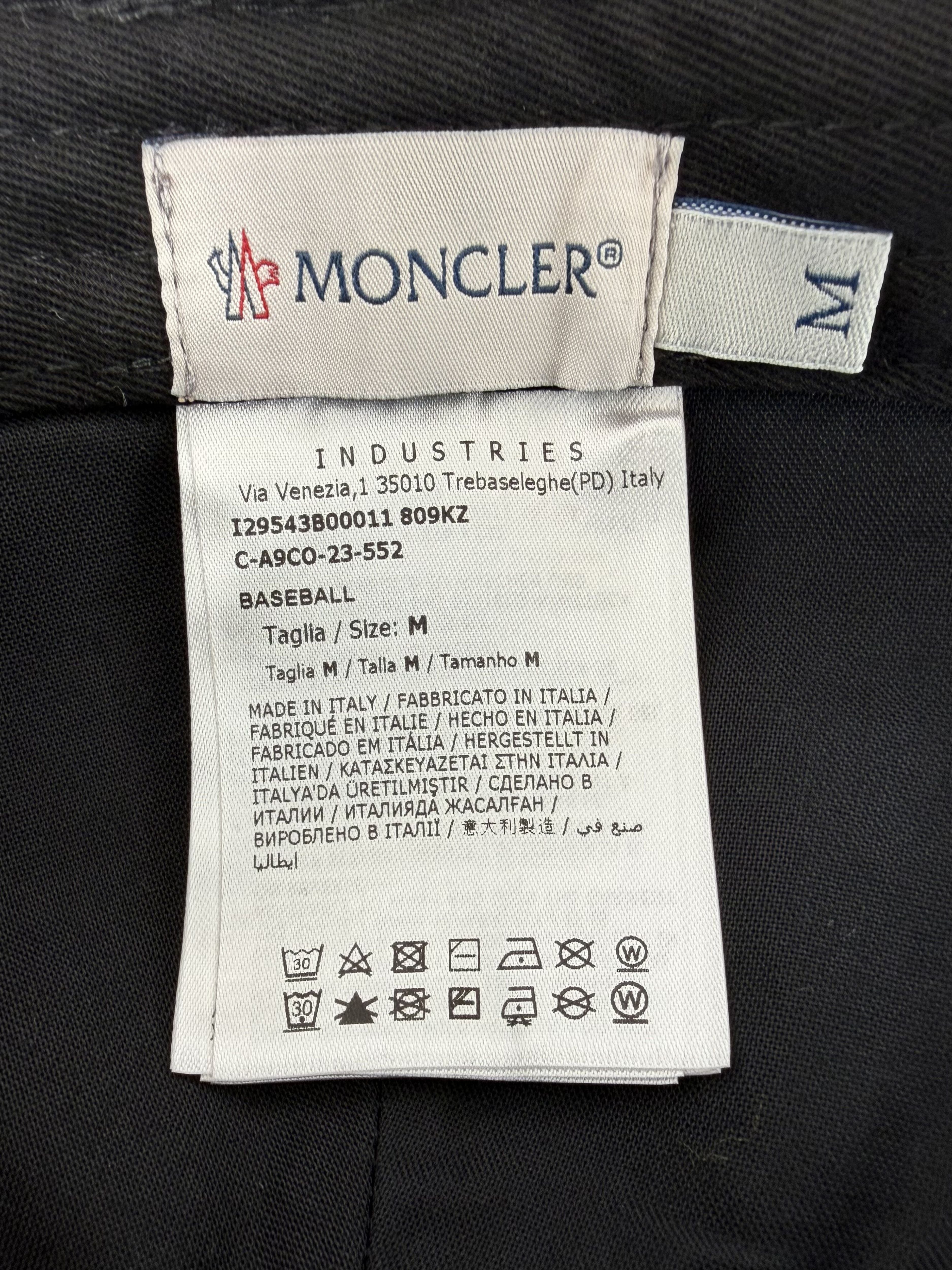 Moncler Print Cap - Black (Unused) Moncler
