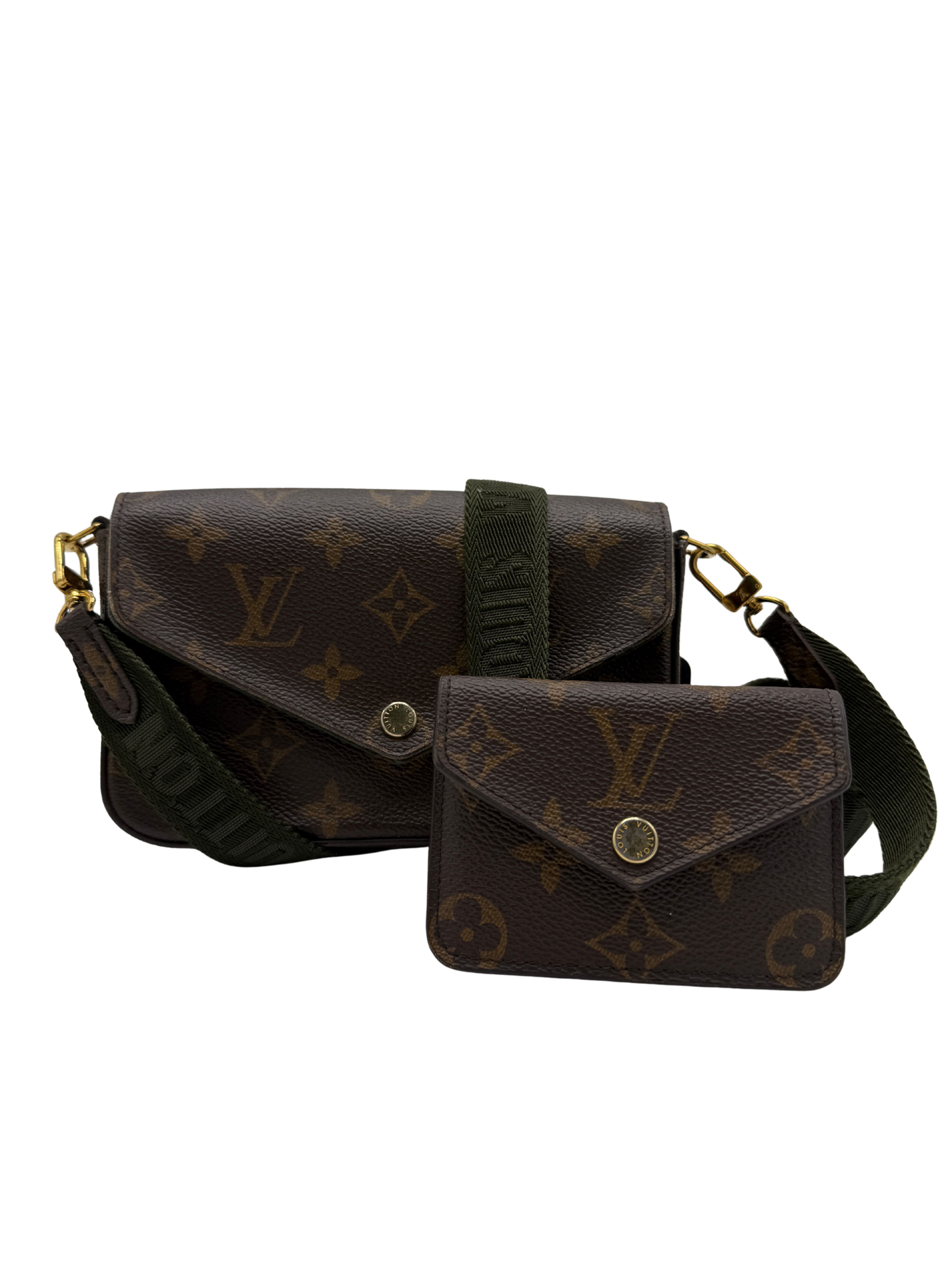 Louis Vuitton Félicie Strap & Go Monogram Bag - Brown