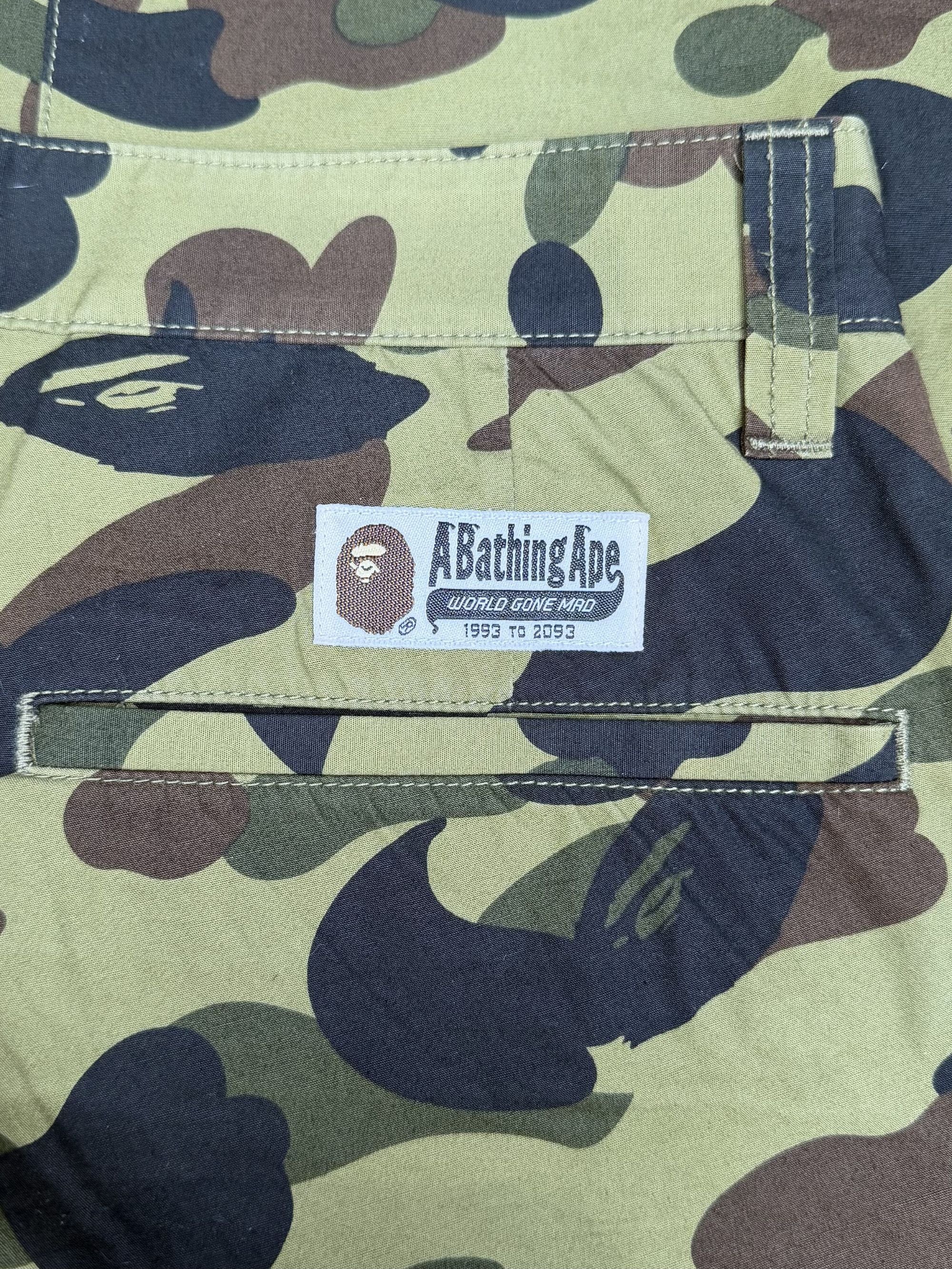 Bape Camo Shark Print Trousers - Khaki BAPE