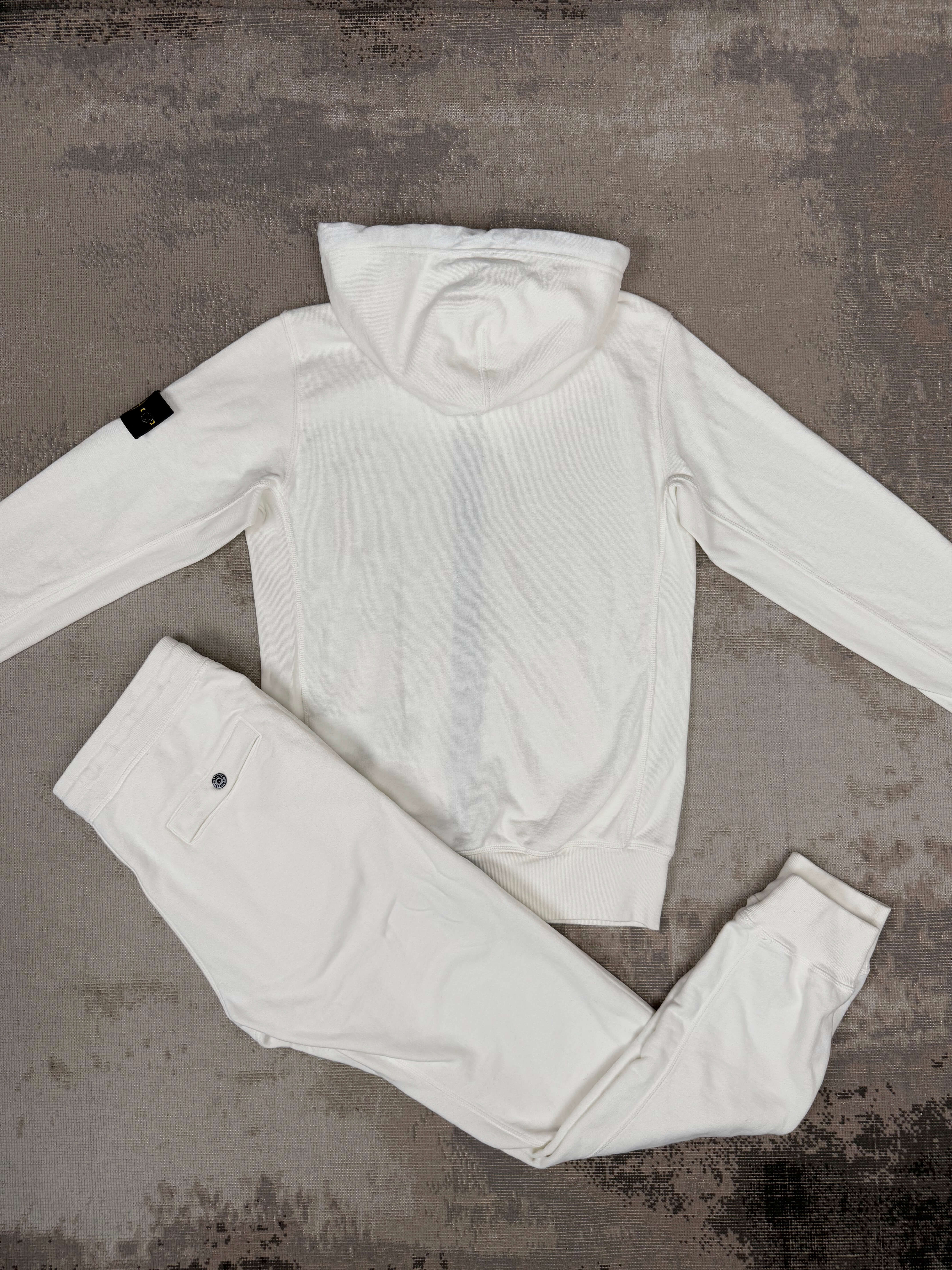 Stone Island Zip-Up Tracksuit - White