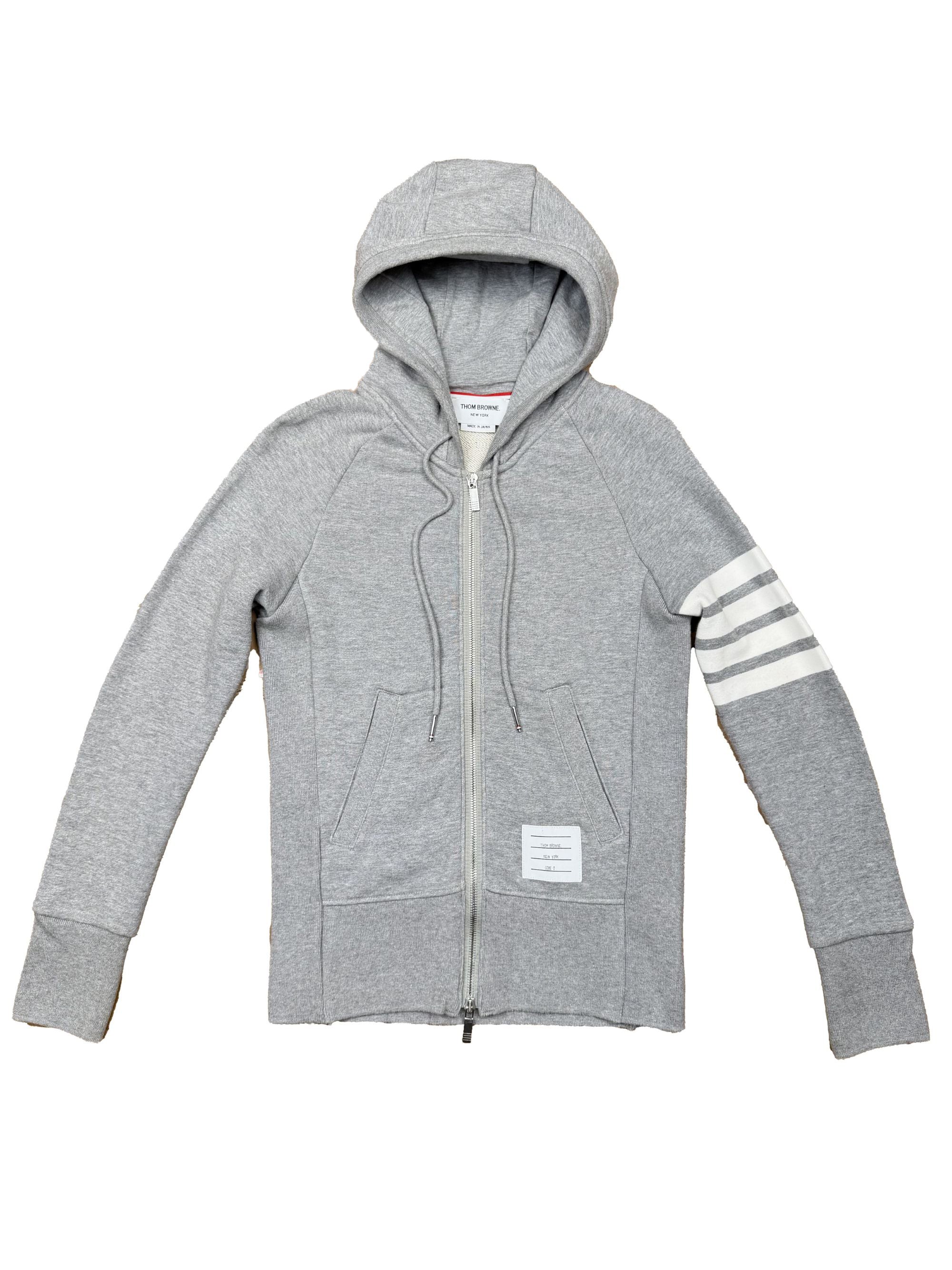 Thom Browne New York Zip Up Tracksuit - Grey Thom Browne