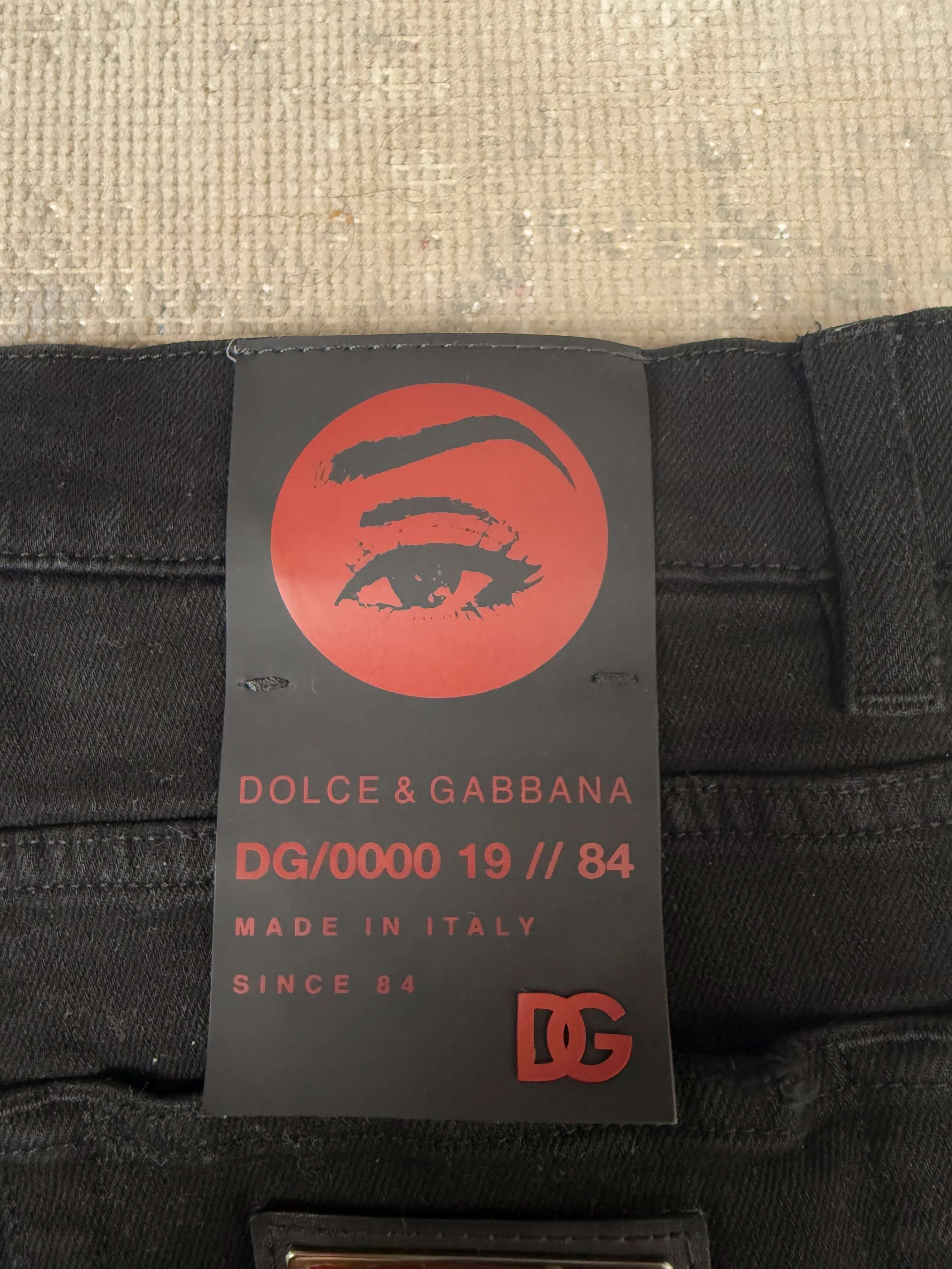 Dolce & Gabbana Slim-Fit Stretch Jeans - Black Dolce & Gabbana