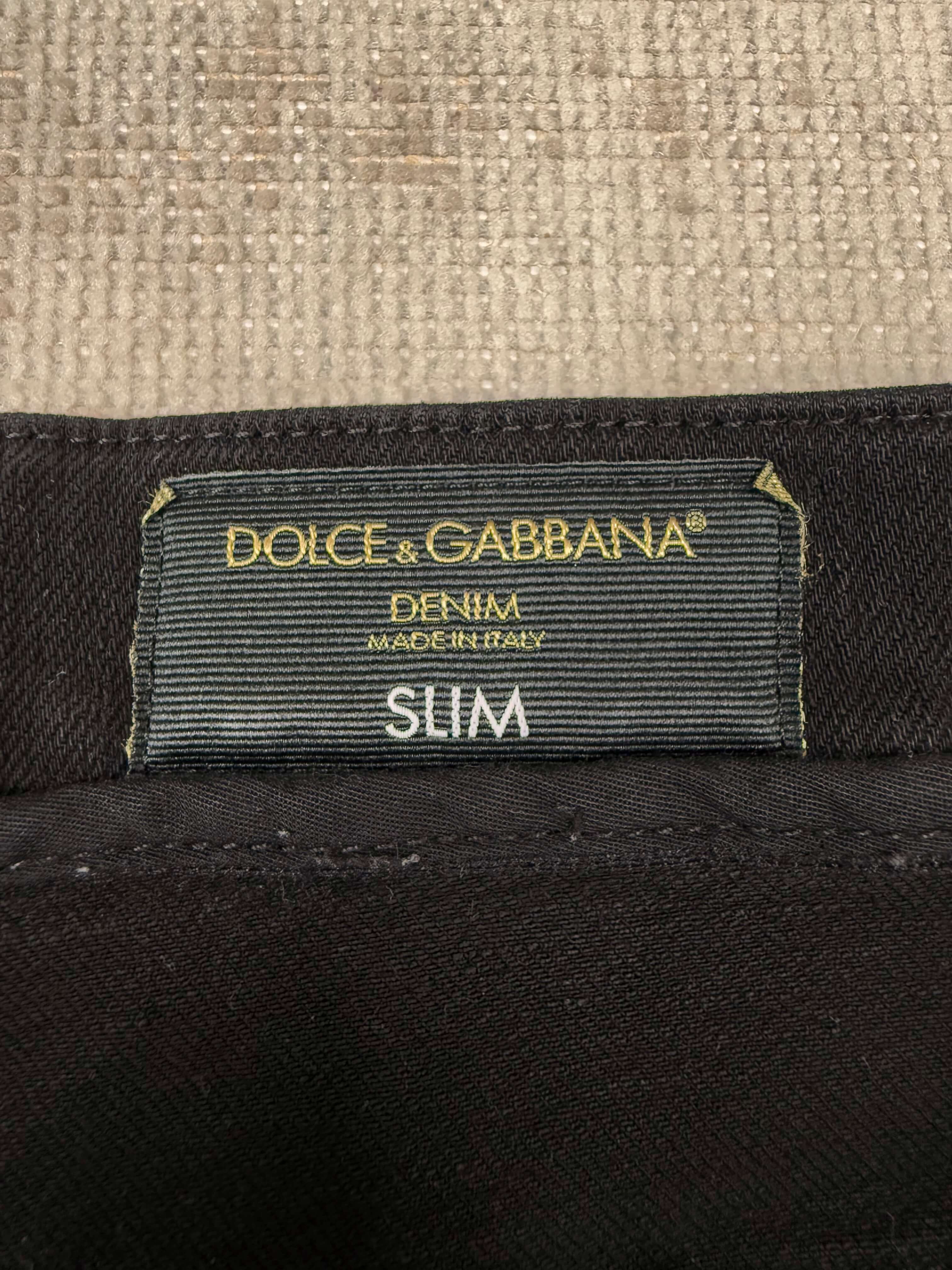 Dolce & Gabbana Slim-Fit Stretch Jeans - Black Dolce & Gabbana
