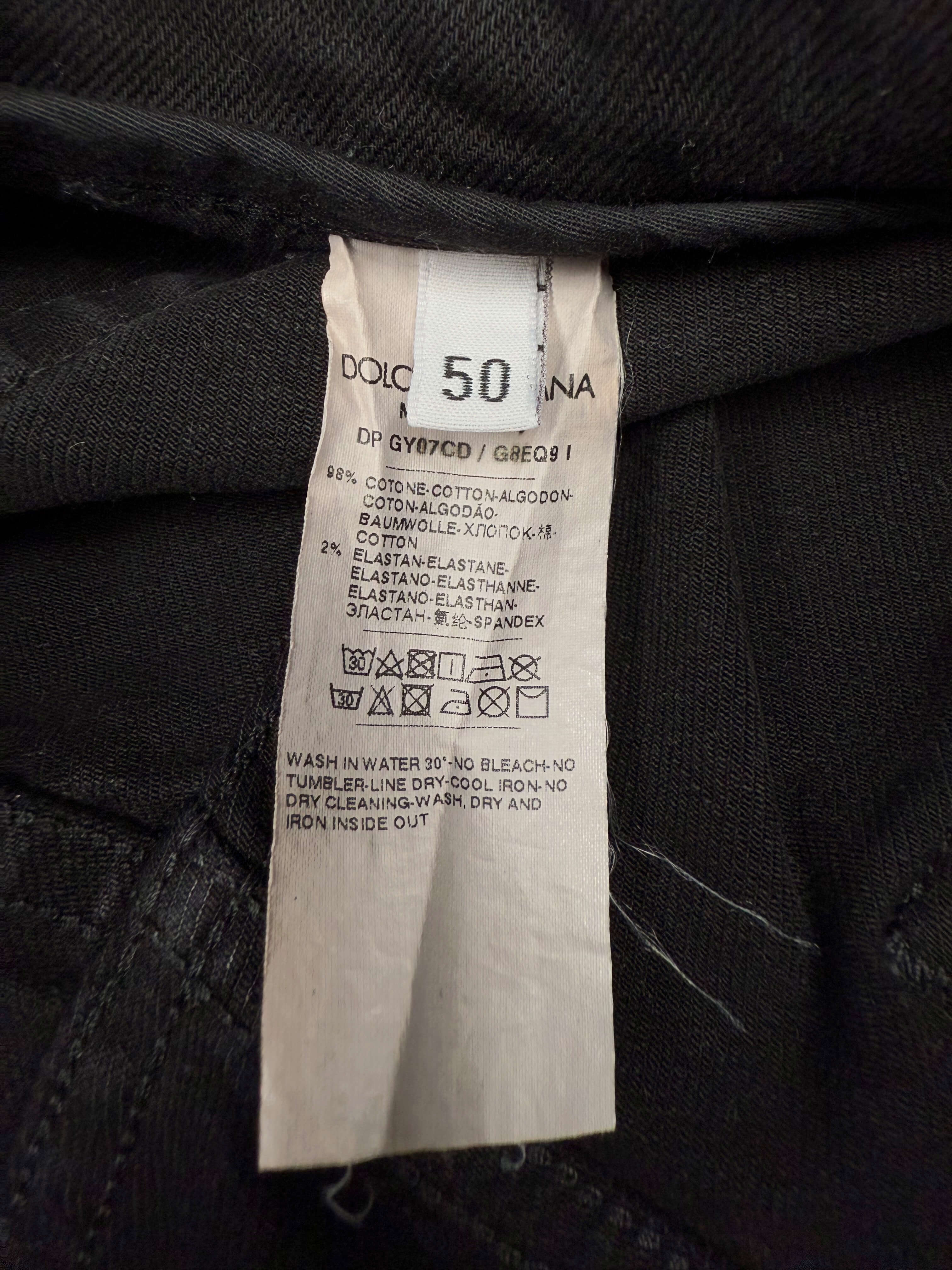 Dolce & Gabbana Slim-Fit Stretch Jeans - Black Dolce & Gabbana