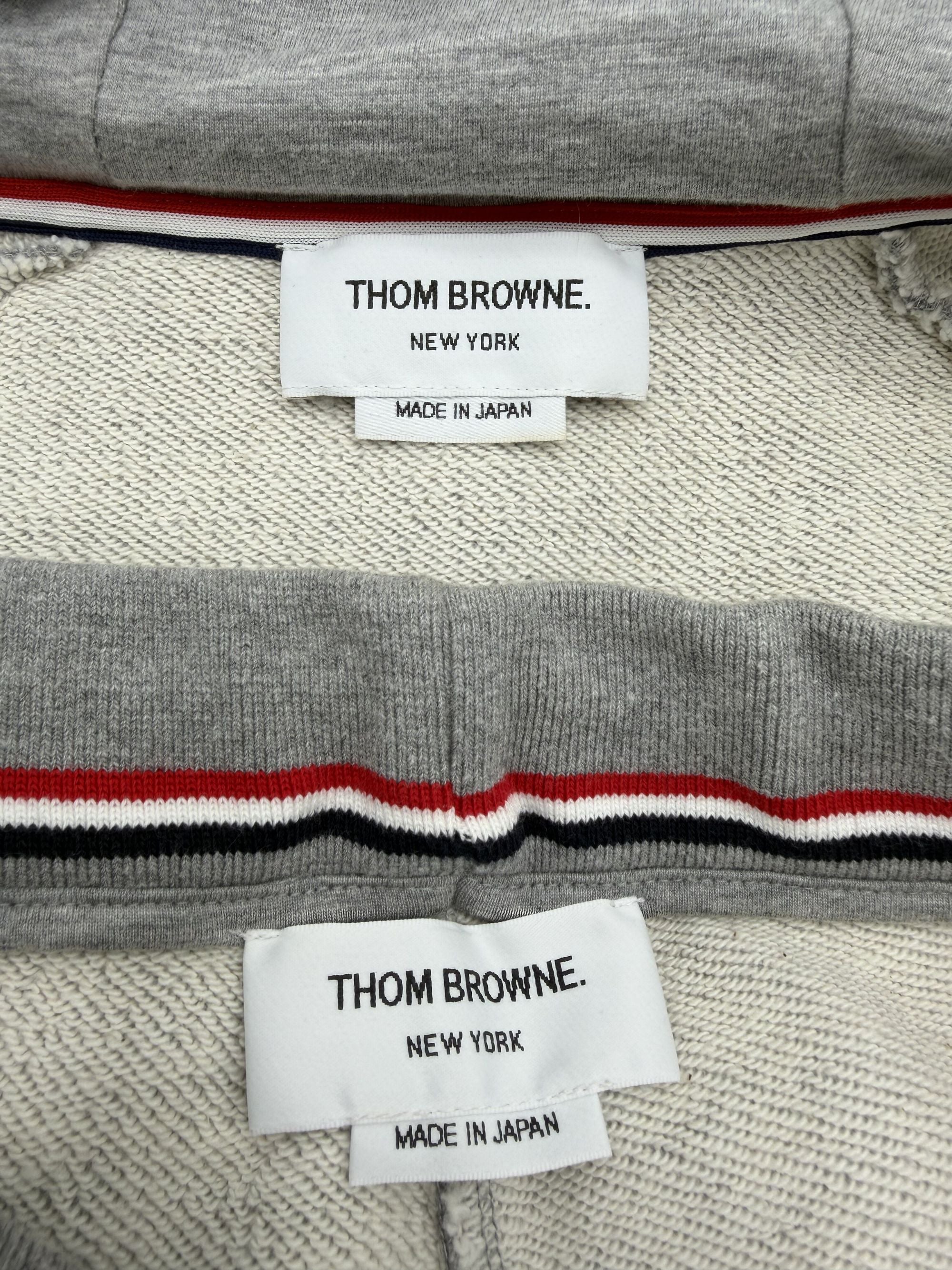 Thom Browne New York Zip Up Tracksuit - Grey Thom Browne