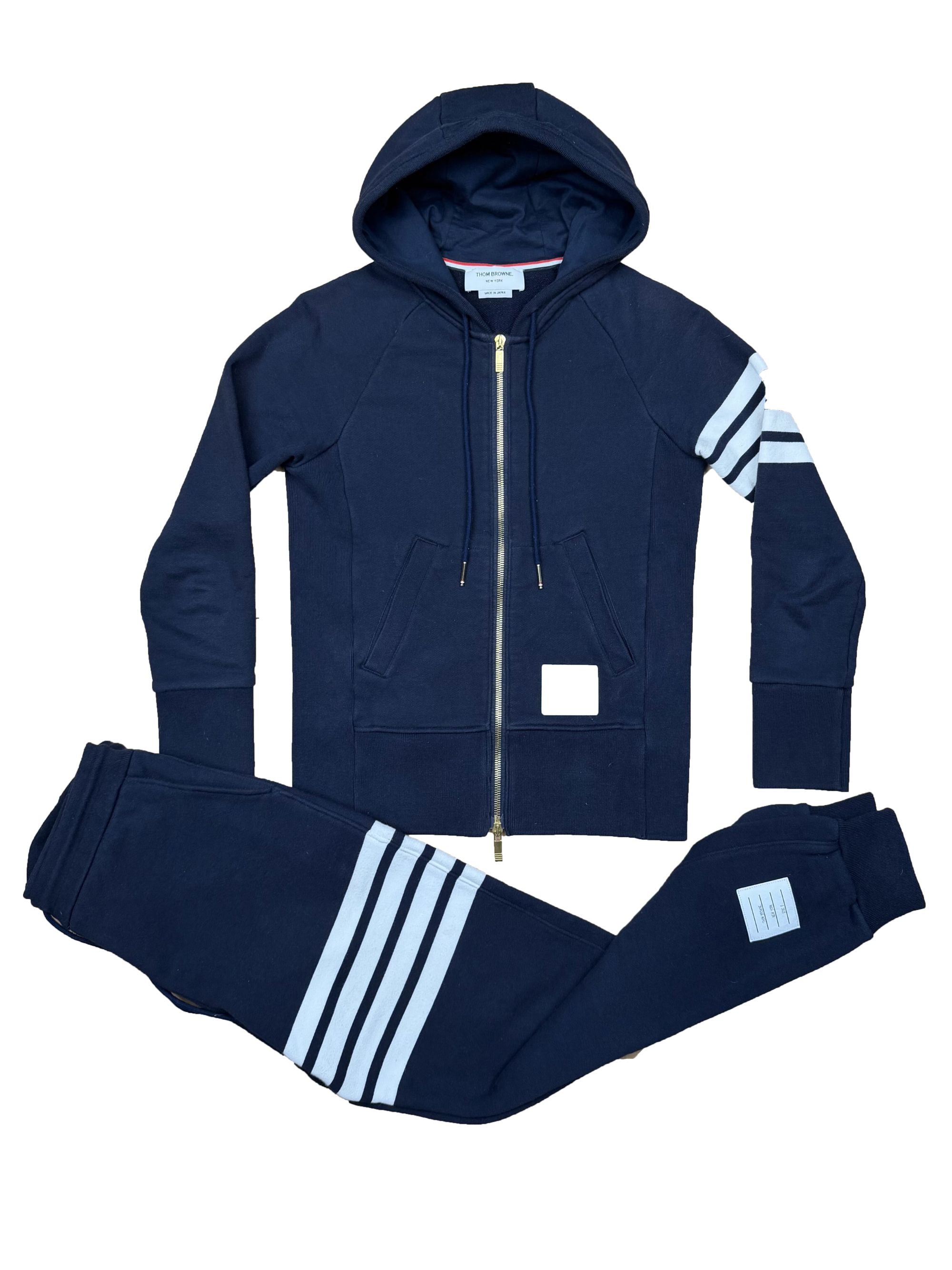 Thom Browne New York Zip-Up Tracksuit - Navy Thom Browne