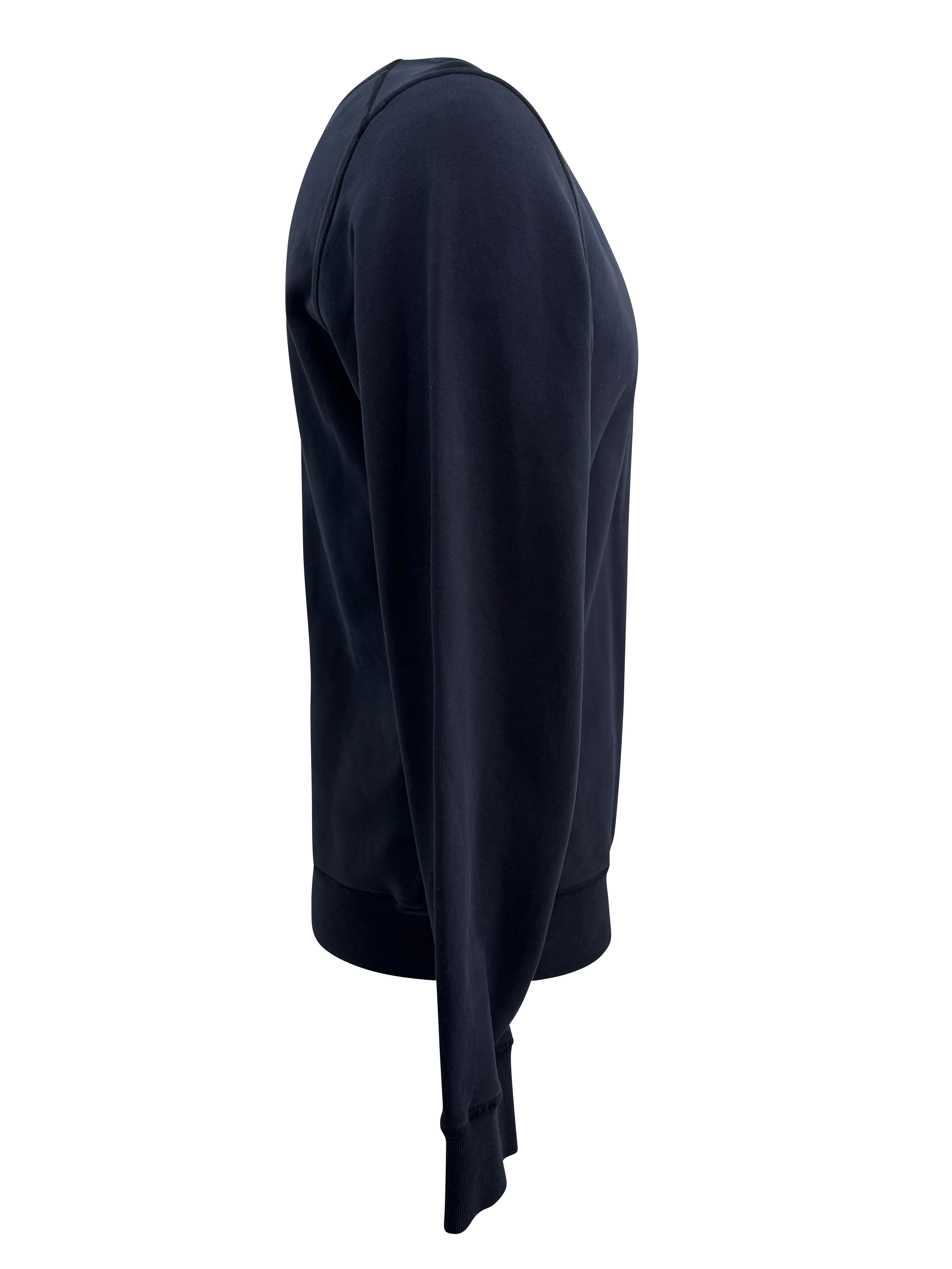 Stone Island Badge Sweatshirt - Navy Stone Island