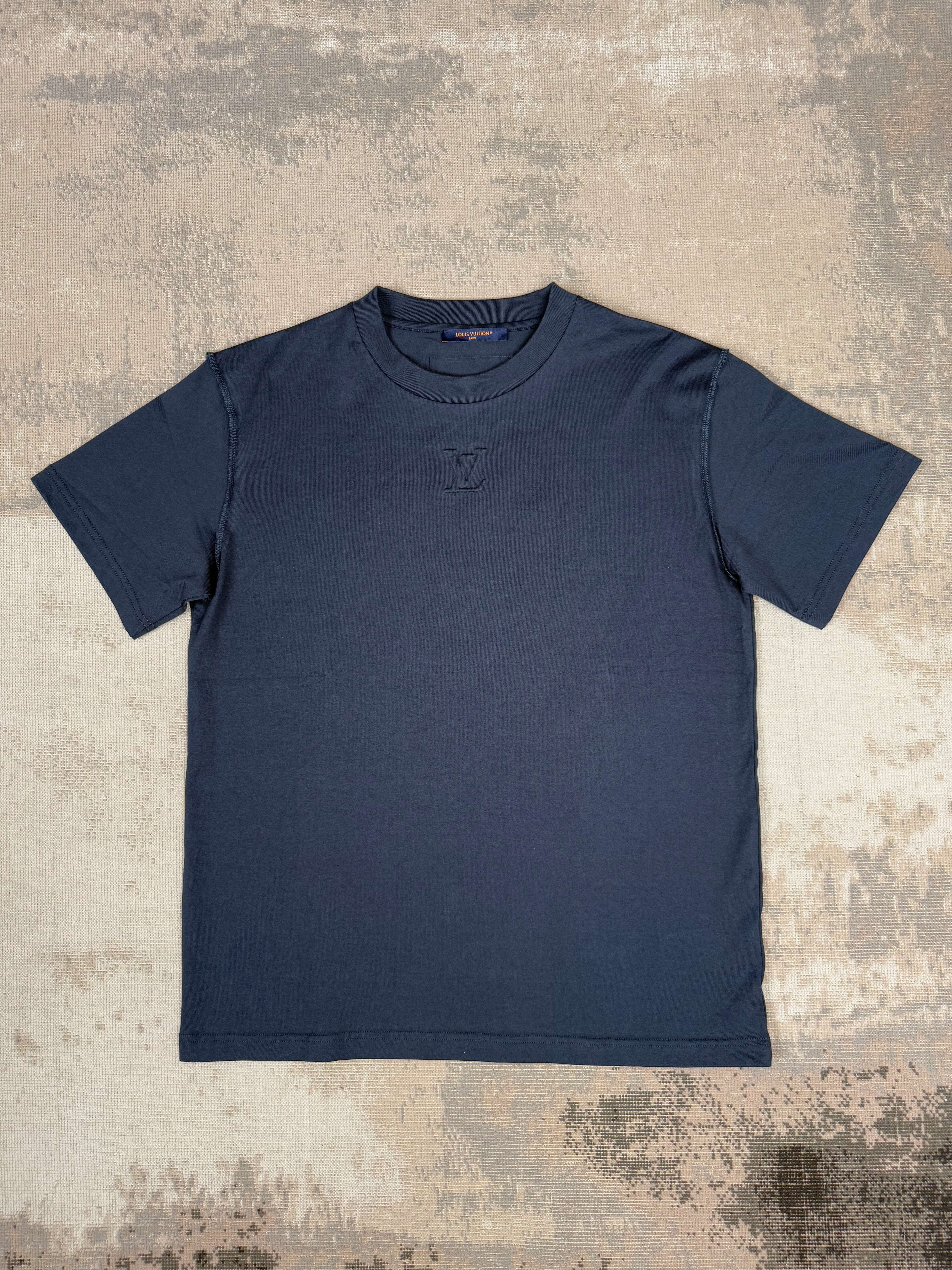 Louis Vuitton Embossed T-Shirt - Navy