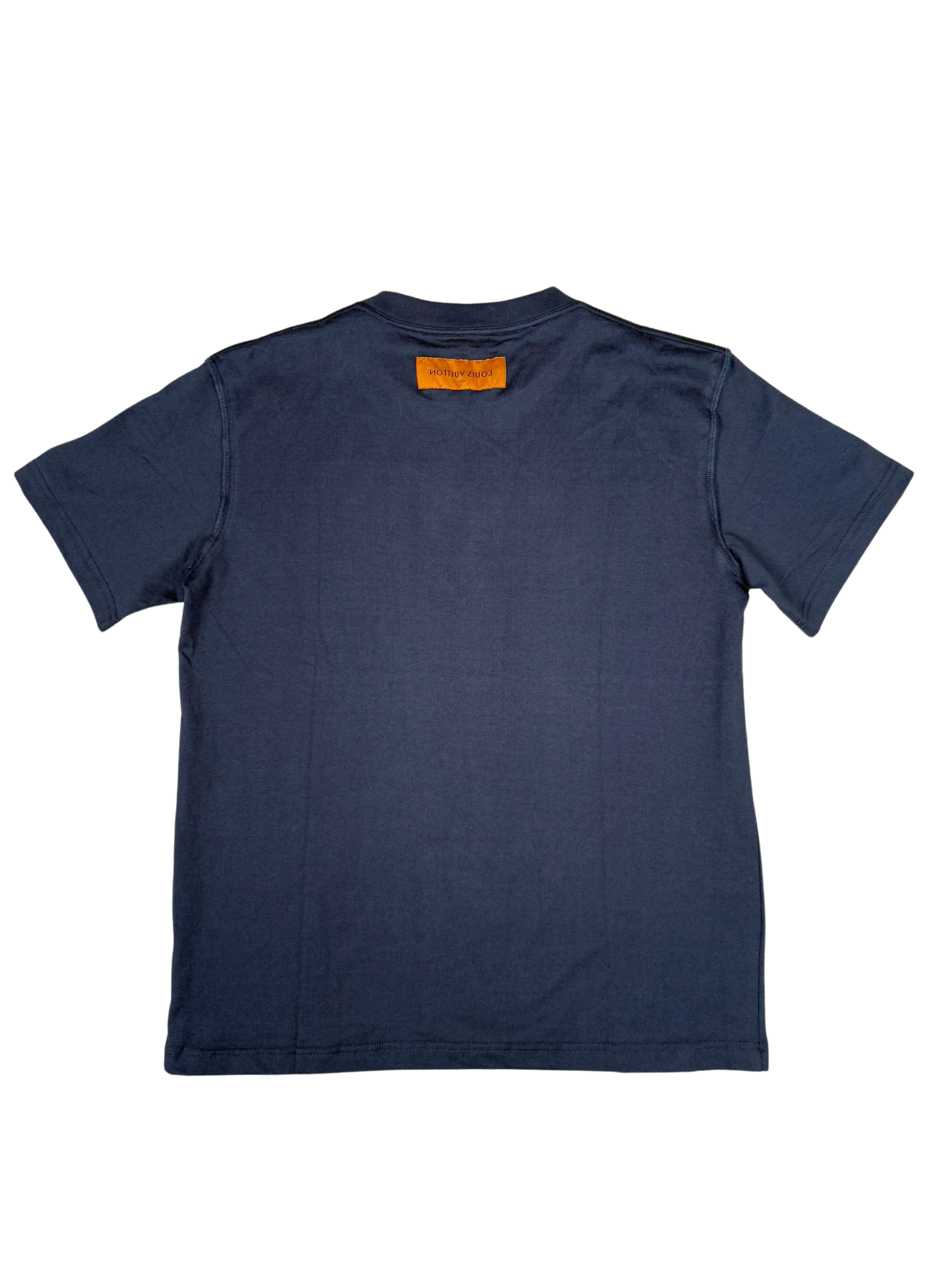 Louis Vuitton Embossed T-Shirt - Navy