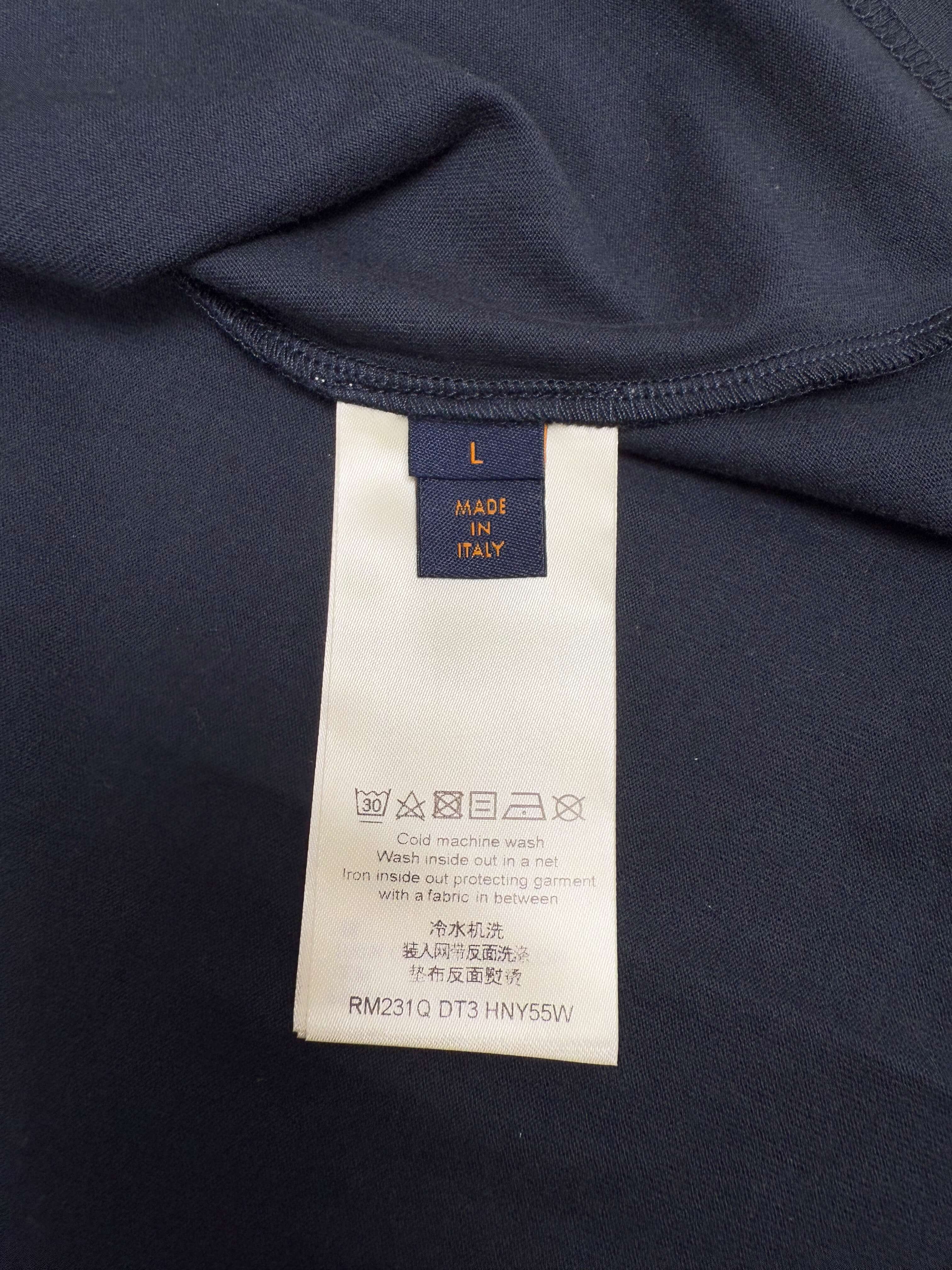 Louis Vuitton Embossed T-Shirt - Navy