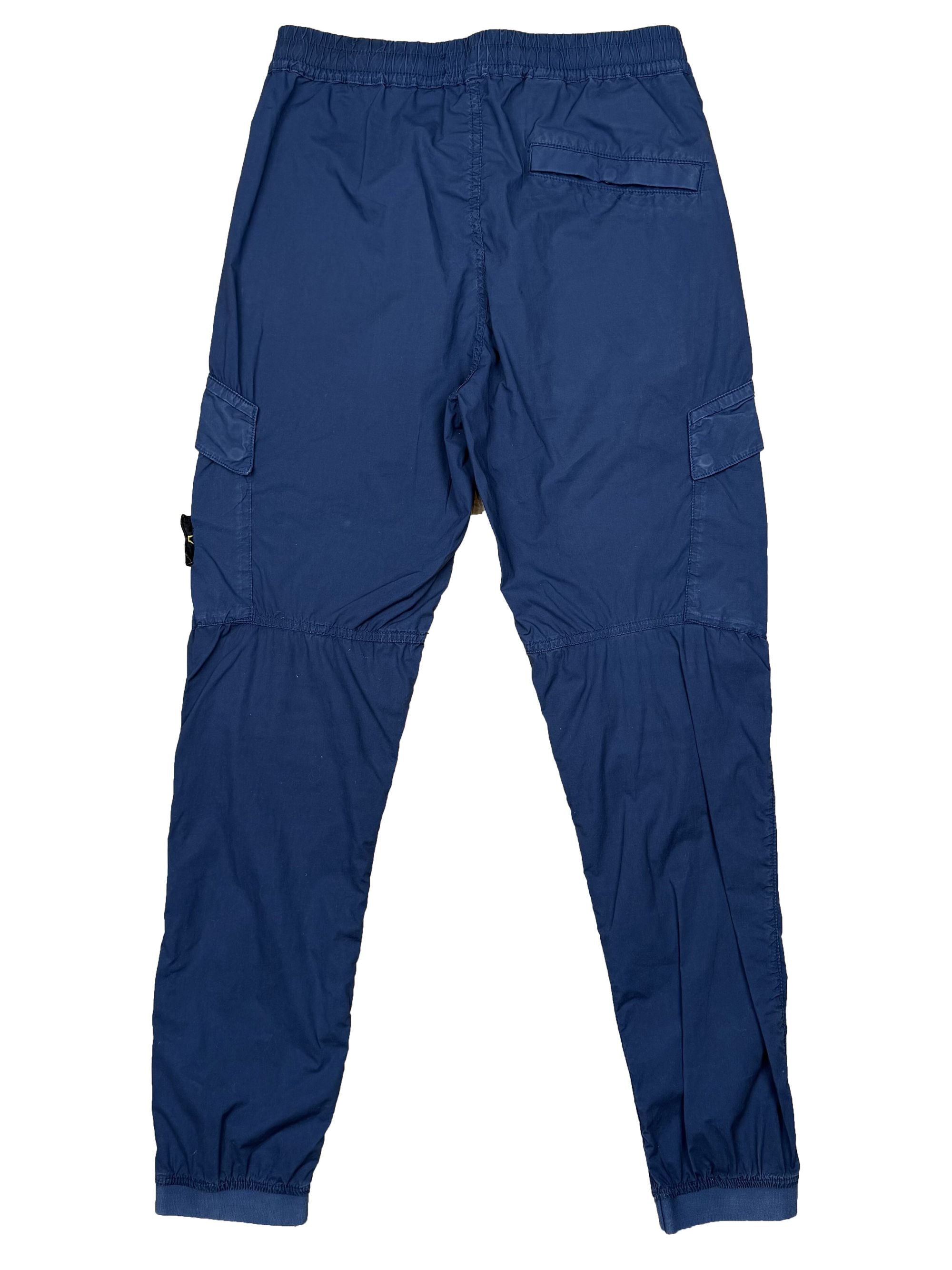 Stone Island Badge Cargo Trousers - Navy Blue Stone Island