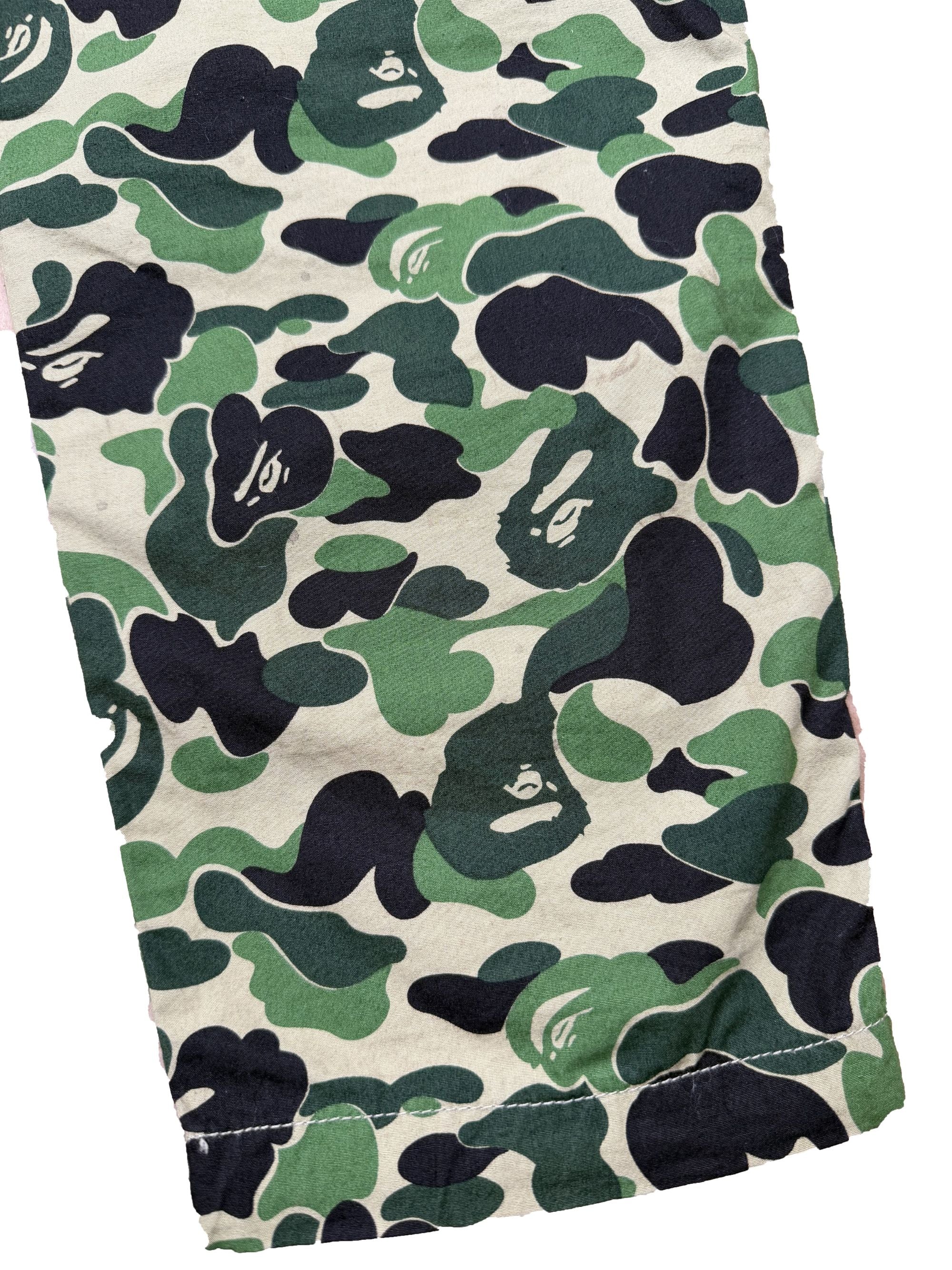 Bape Camo Print Undefeated Cargo Trousers - Green BAPE