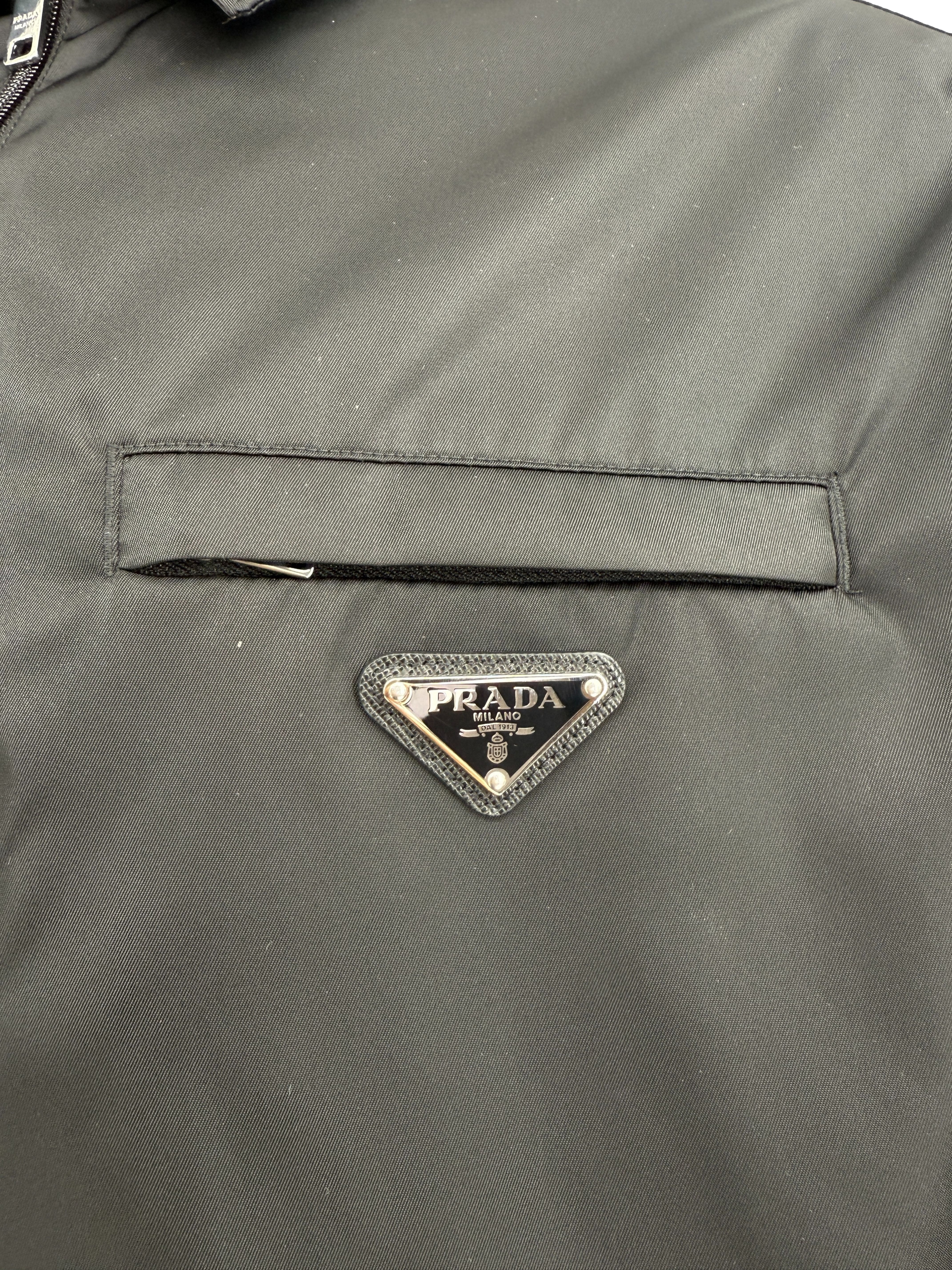 Prada Re-Nylon Blouson Jacket - Black Prada
