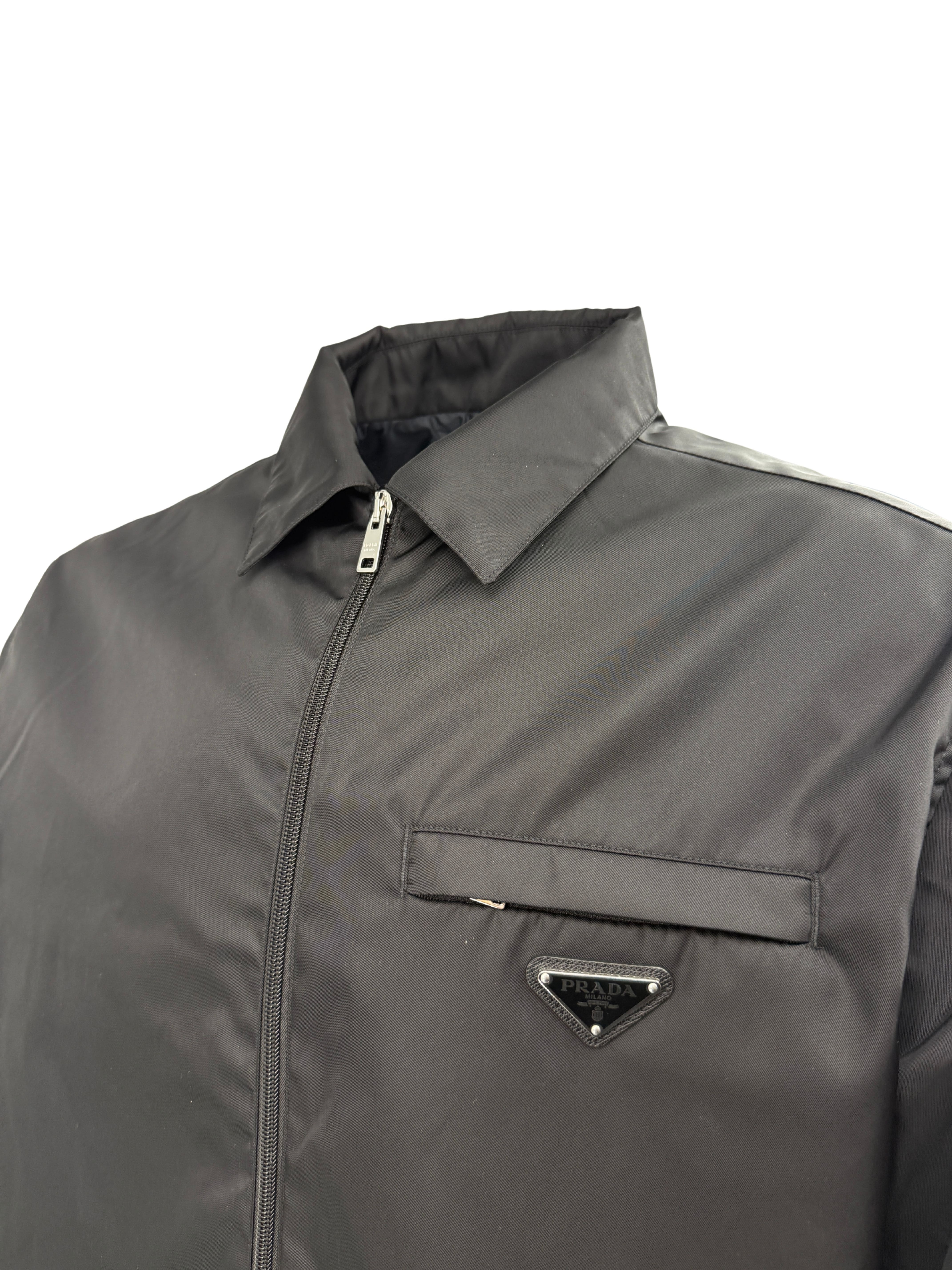Prada Re-Nylon Blouson Jacket - Black Prada