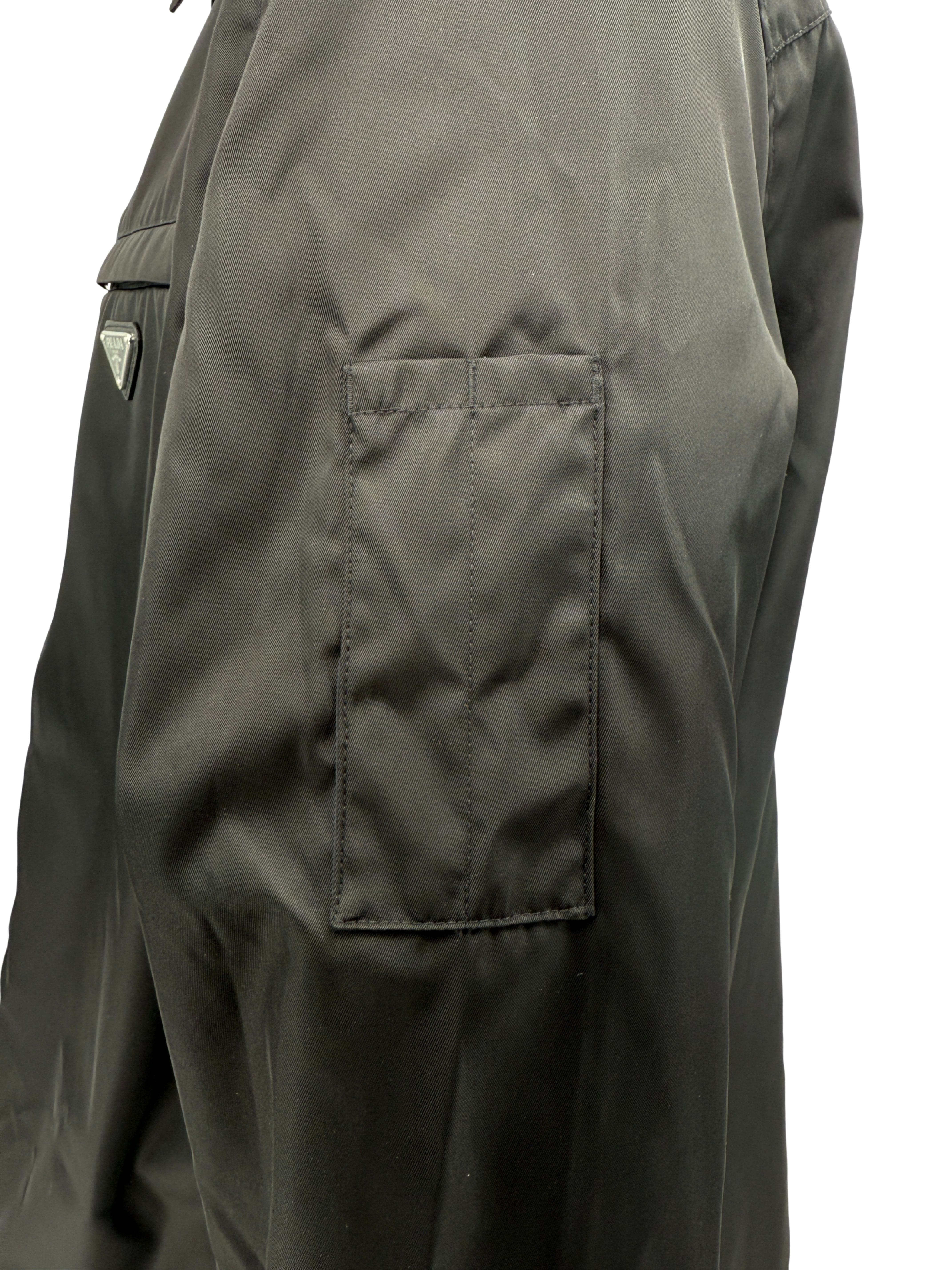 Prada Re-Nylon Blouson Jacket - Black Prada