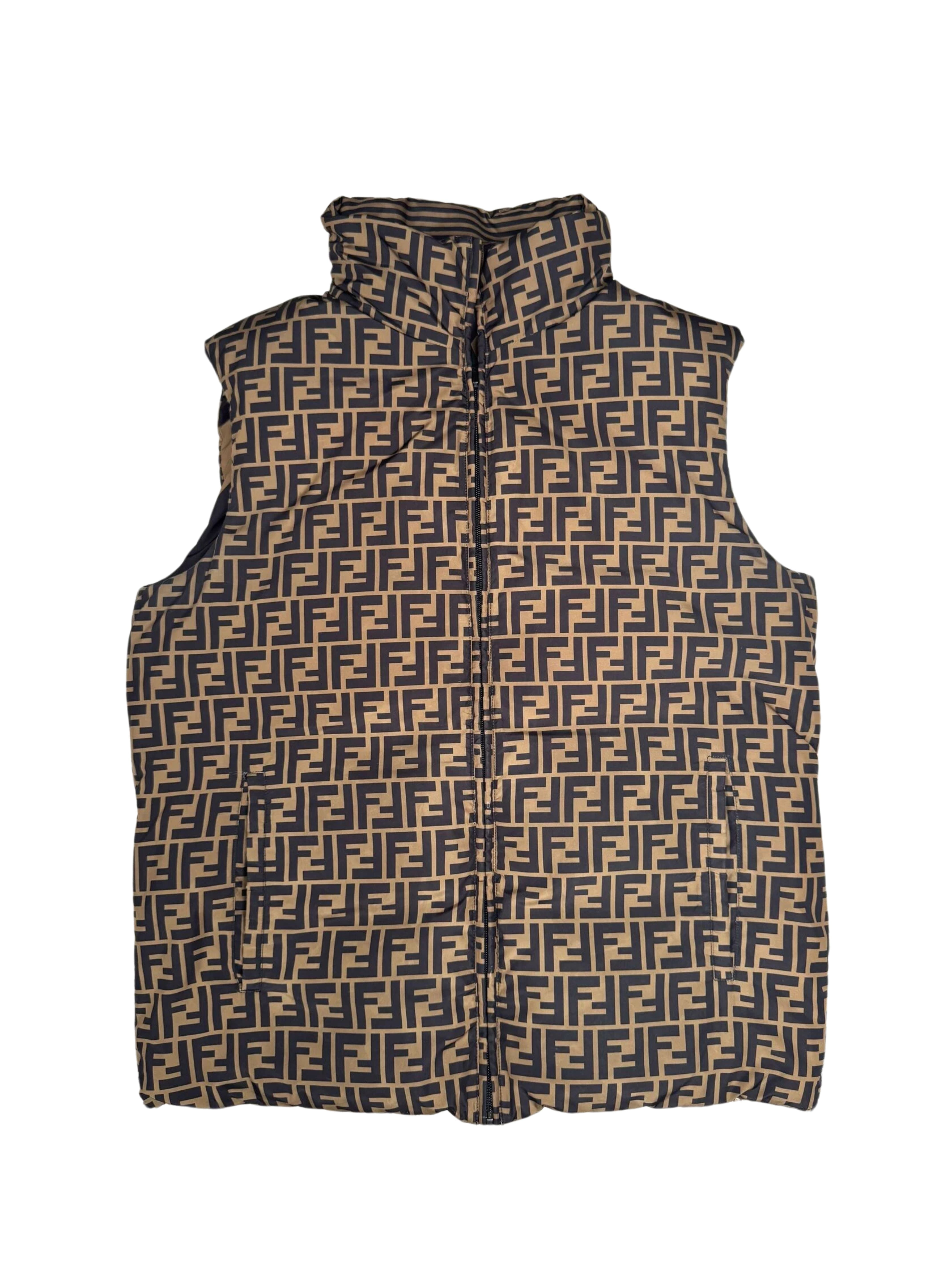 Fendi FF Reversible Gilet - Brown