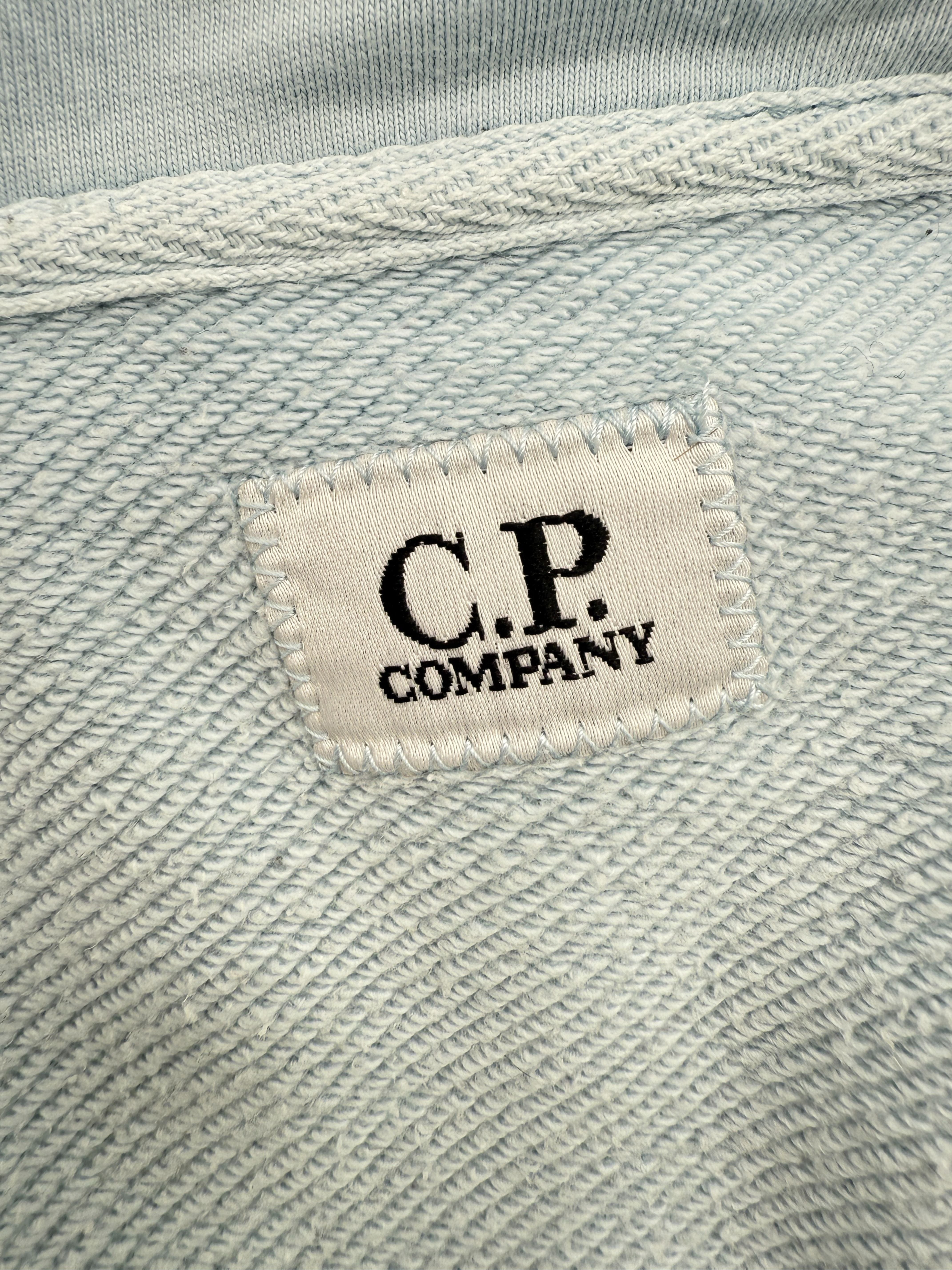 C.P. Company Men's Full-Zip Goggle Hoodie - Baby Blue C.P. Company