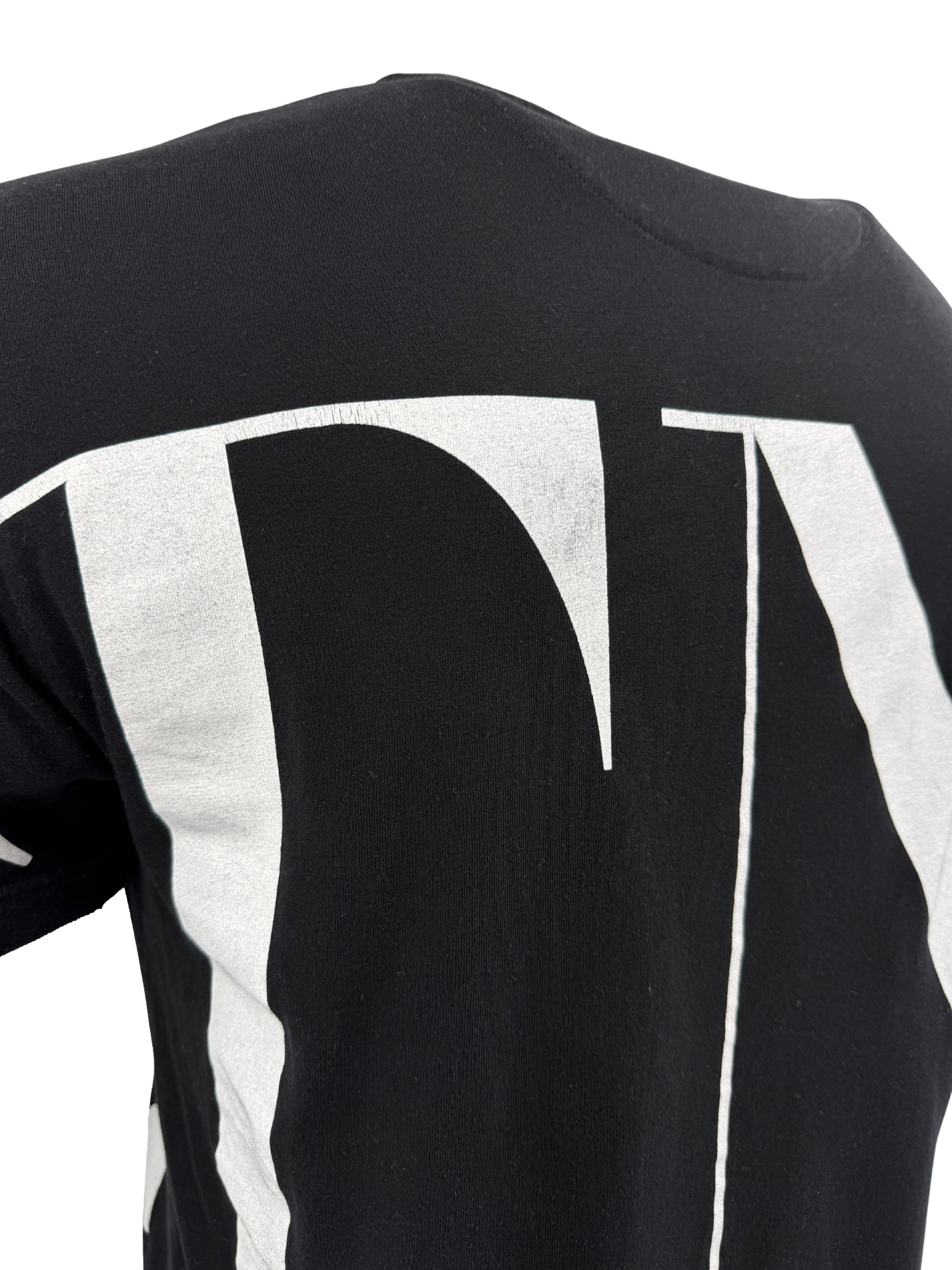 Valentino VLTN-print Cotton T-Shirt - Black Valentino