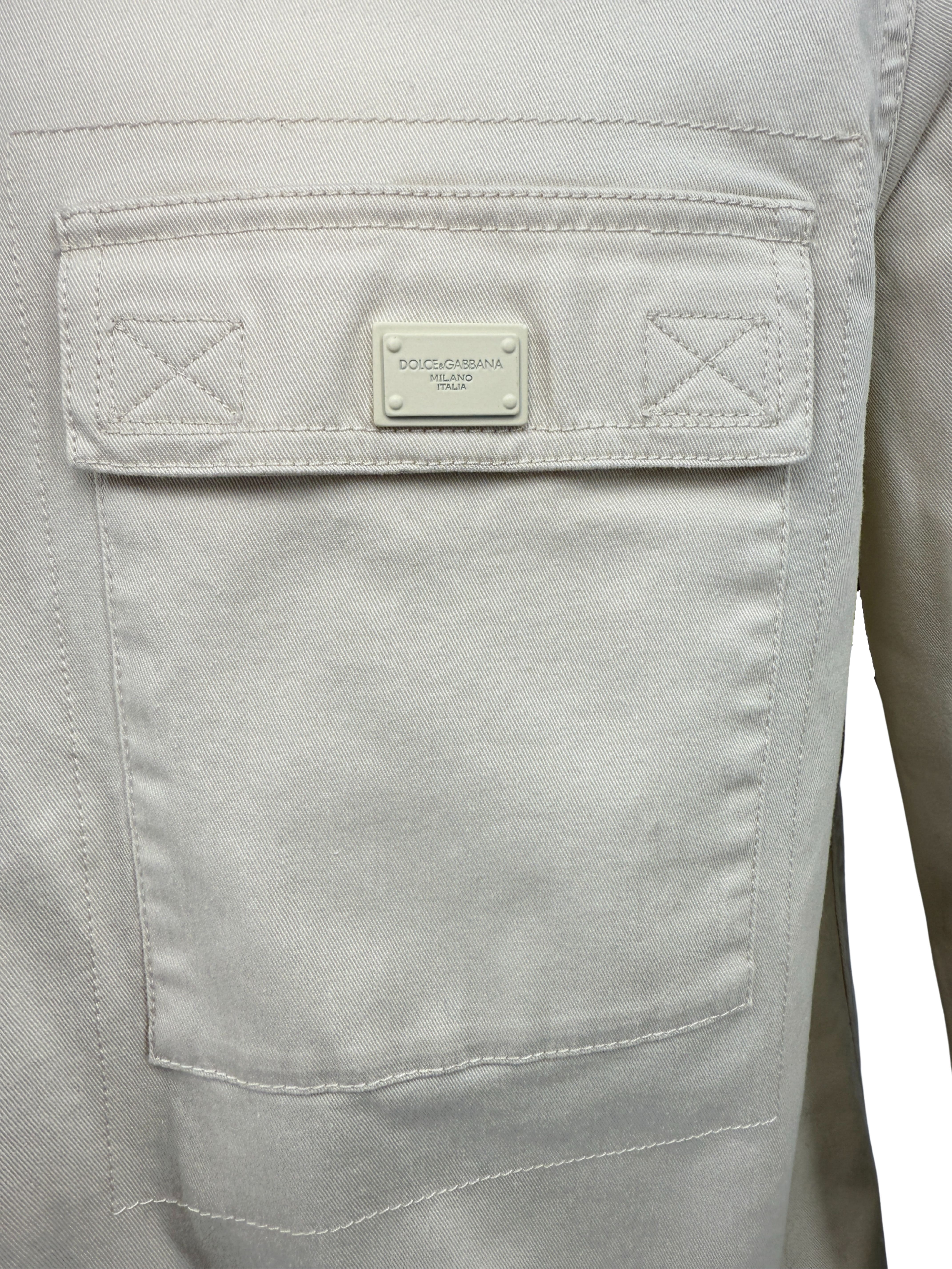 Dolce & Gabbana Cotton Shirt - Cream (Unused) Dolce & Gabbana